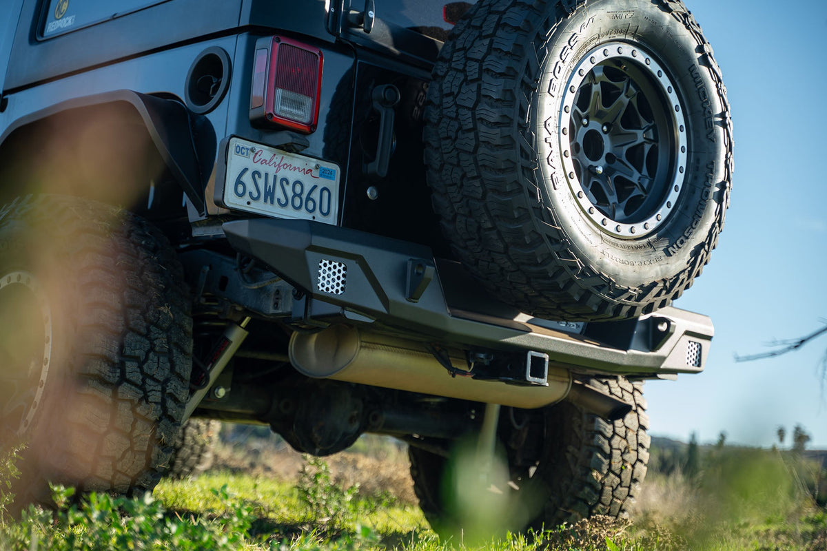 2007 2018 Jeep Wrangler JK JKU Fs 7 Series Rear Bumper DV8 Offroad