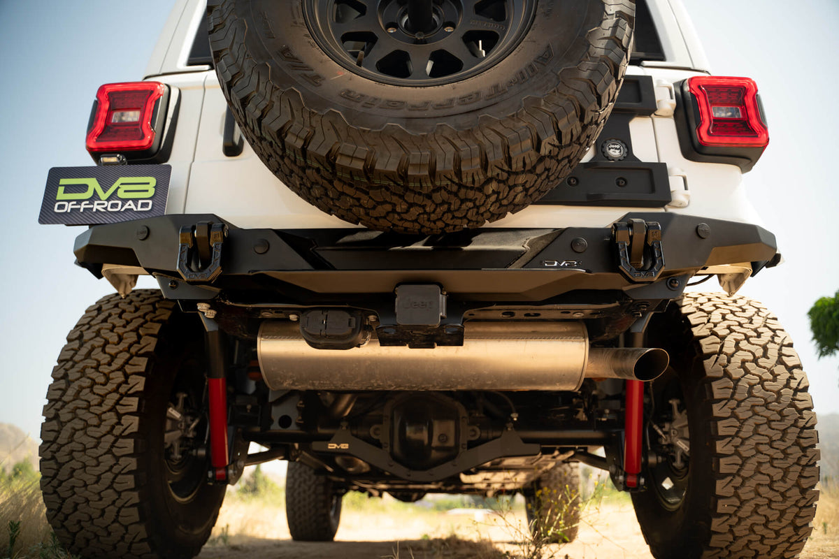2018 2025 Jeep Wrangler Fs 15 Series Rear Bumper DV8 Offroad