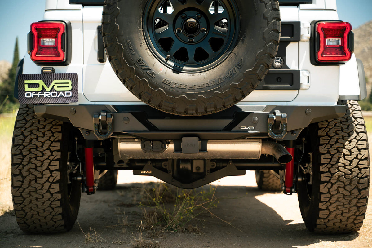 2018 2025 Jeep Wrangler Fs 15 Series Rear Bumper DV8 Offroad