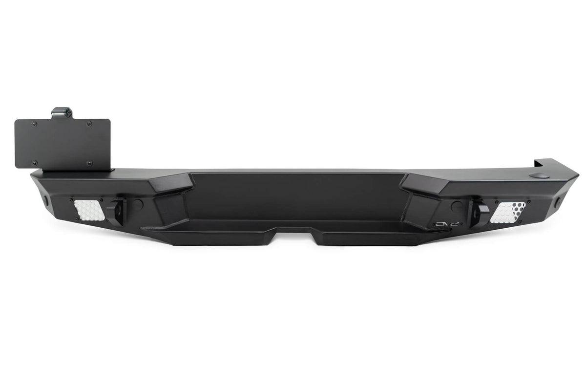 2018 2025 Jeep Wrangler JL JLU Mto Series Rear Bumper W/ Optional Tire Carrier DV8 Offroad