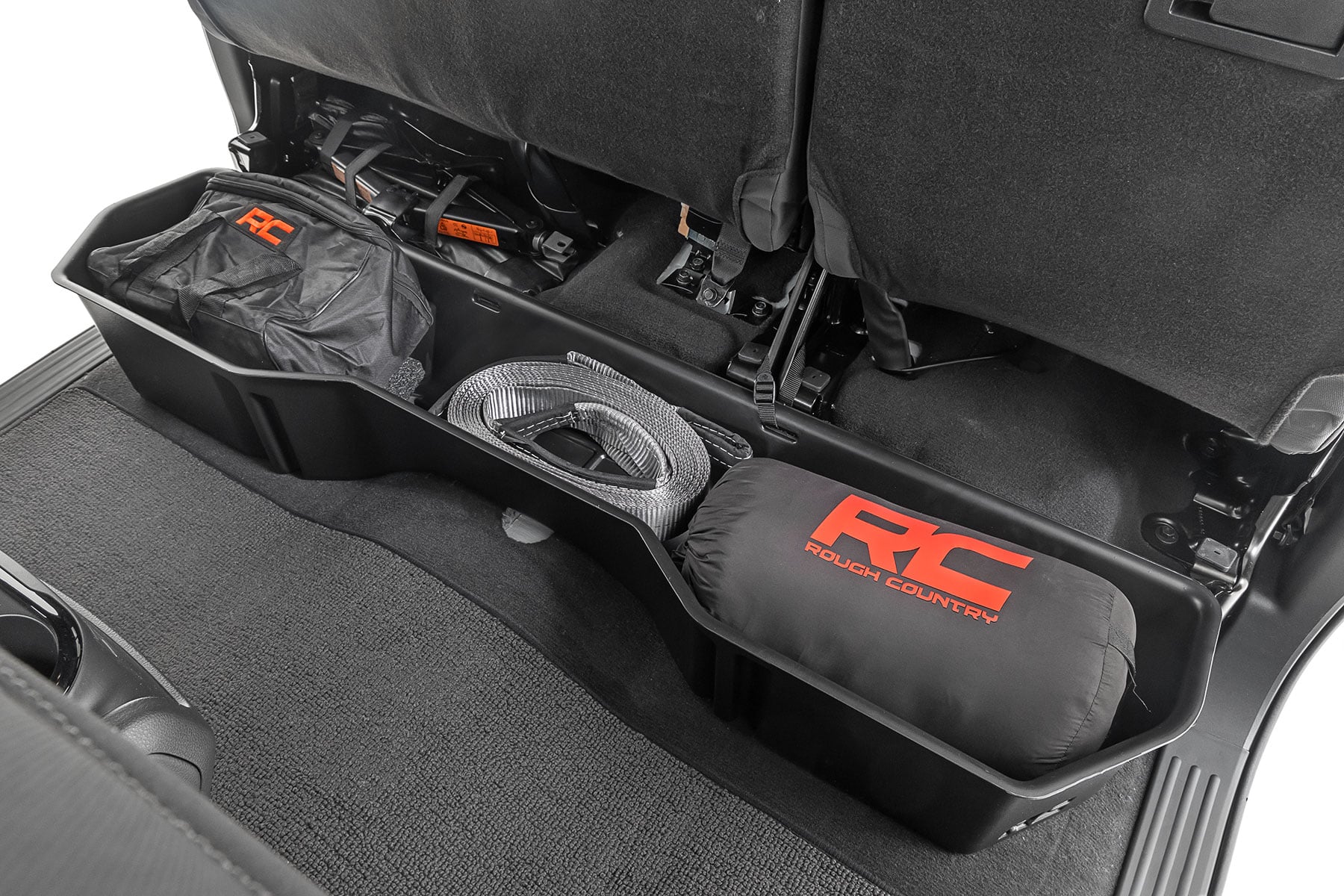 Under Seat Storage Crew Cab Nissan Titan 2WD/4WD (2004-2024) Rough Country