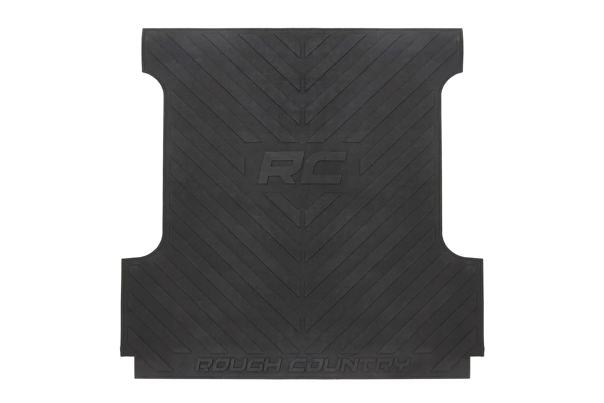 Bed Mat 5 Foot 10 Inch Bed RC Logo Chevy/GMC Sierra 1500 (19-26)/Silverado 1500 (19-26) Rough Country