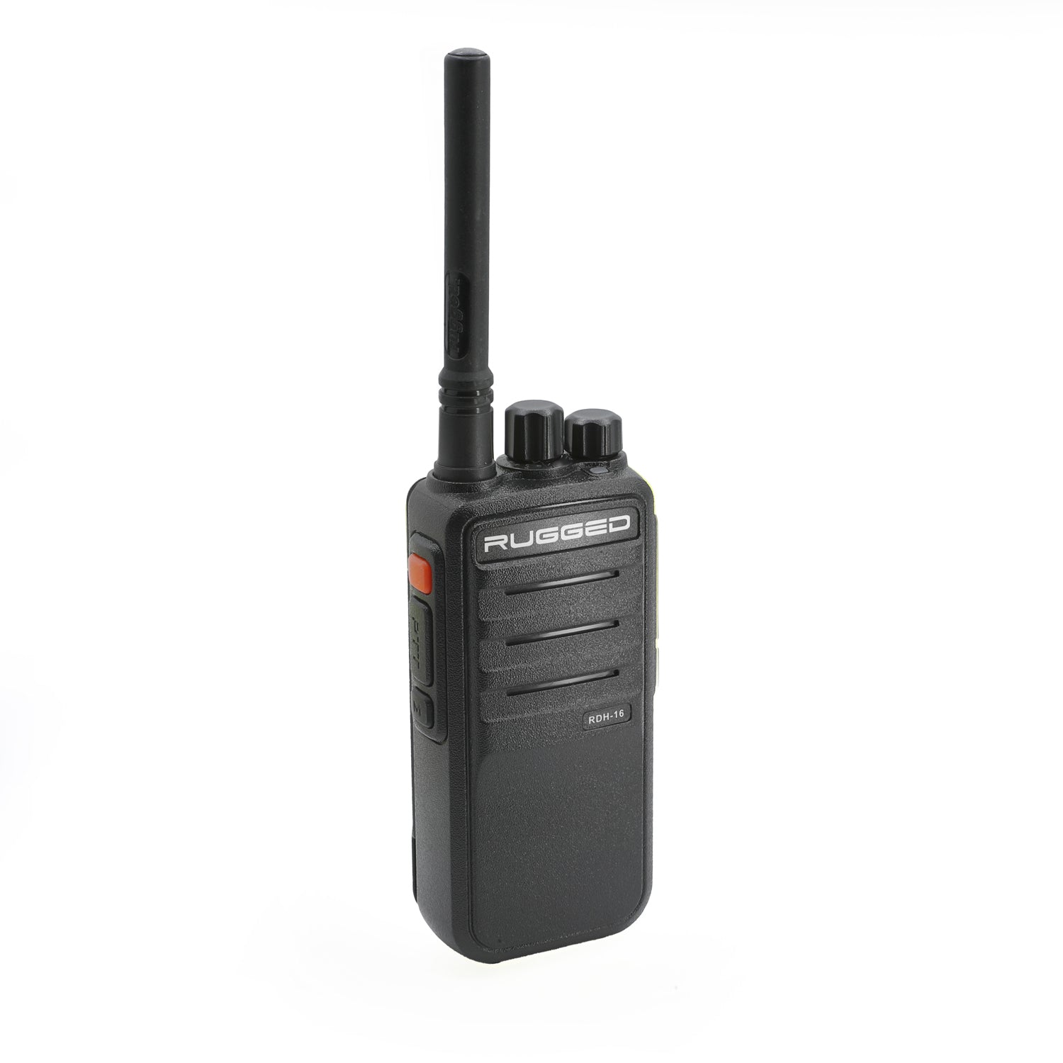 Rugged RDH16 - Business Band Two Way Handheld Radio - Digital and Analog - VHF / Black