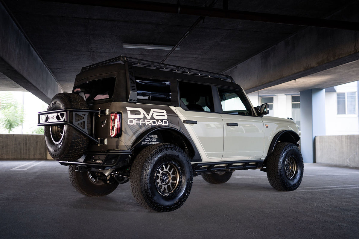 2021 2024 Ford Bronco Soft Top Roof Rack DV8 Offroad