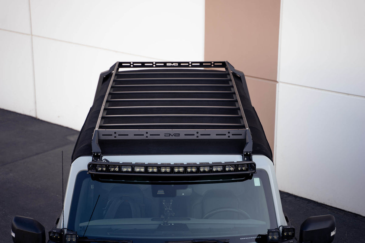 2021 2024 Ford Bronco Soft Top Roof Rack DV8 Offroad
