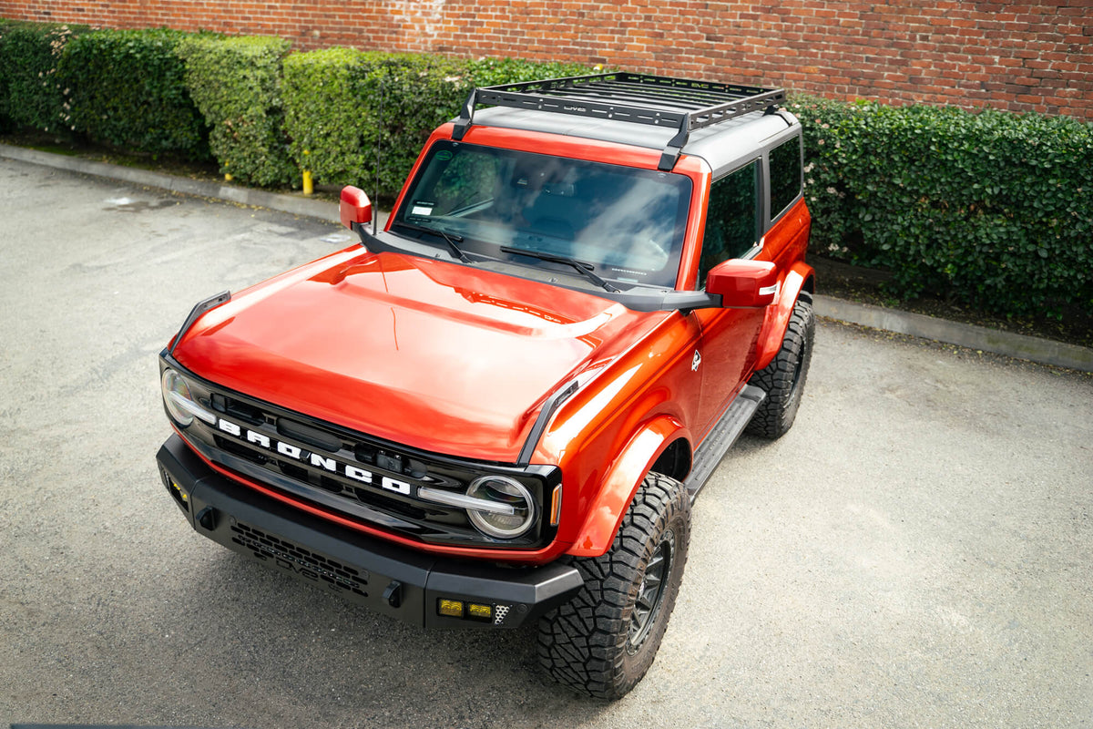 2021 2024 Ford Bronco 2 Door Hard Top Roof Rack DV8 Offroad