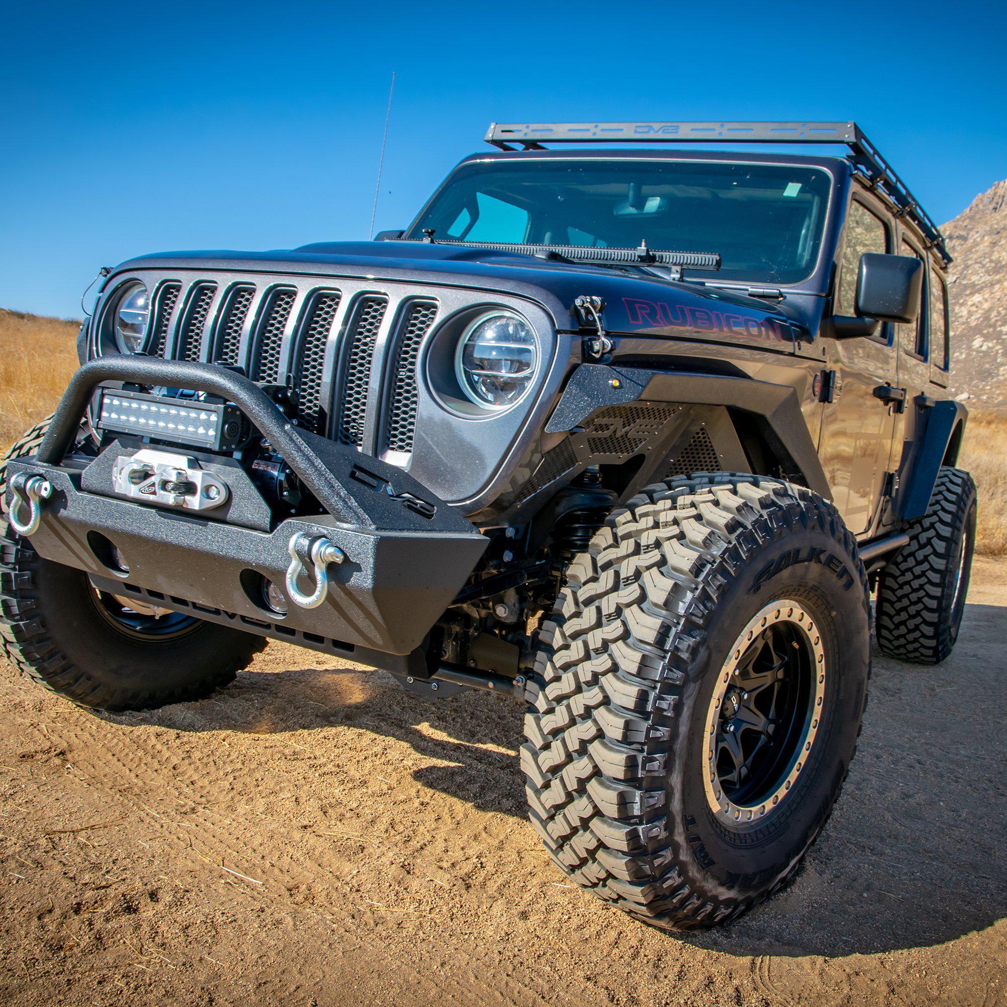 2018 2025 Jeep Wrangler 4 Door Roof Rack DV8 Offroad