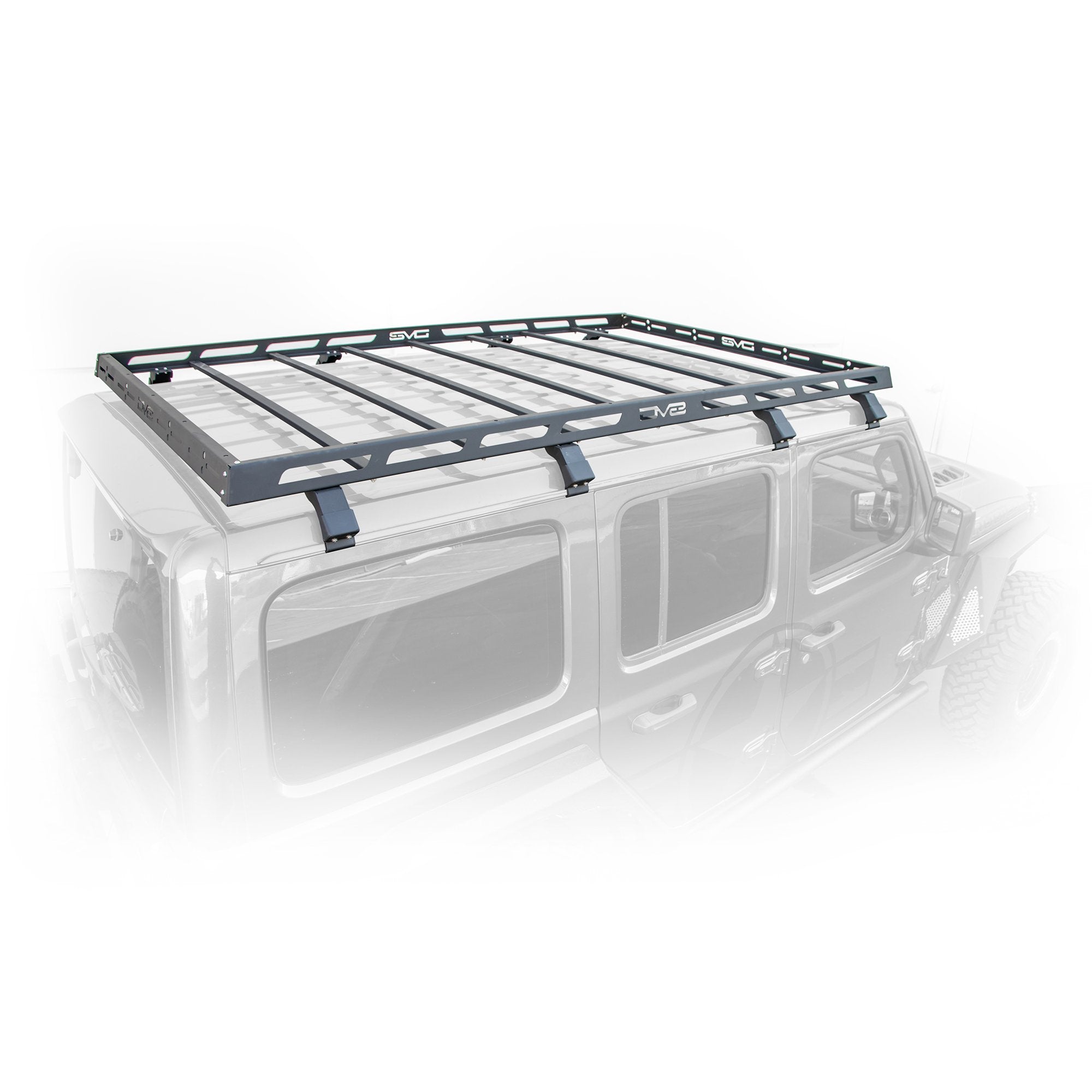 2018 2025 Jeep Wrangler 4 Door Roof Rack DV8 Offroad
