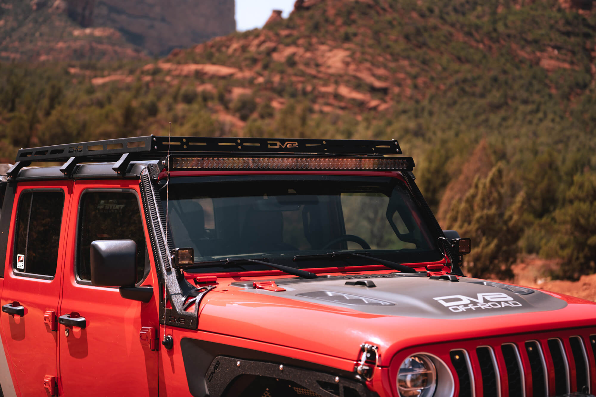 2018 2025 Jeep Gladiator JT Wrangler JL 2 Doors Roof Rack DV8 Offroad