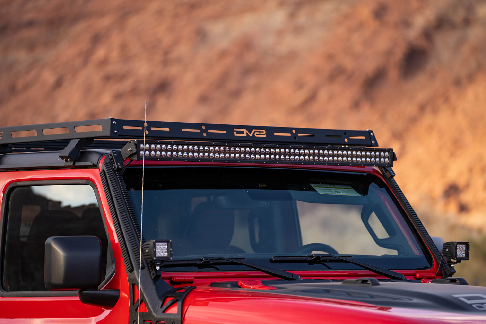 2018 2025 Jeep Gladiator JT Wrangler JL 2 Doors Roof Rack DV8 Offroad
