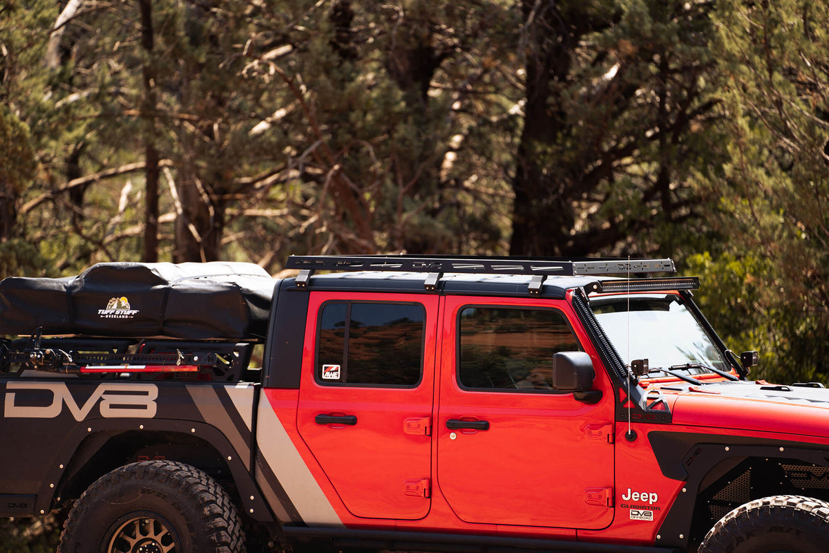 2018 2025 Jeep Gladiator JT Wrangler JL 2 Doors Roof Rack DV8 Offroad