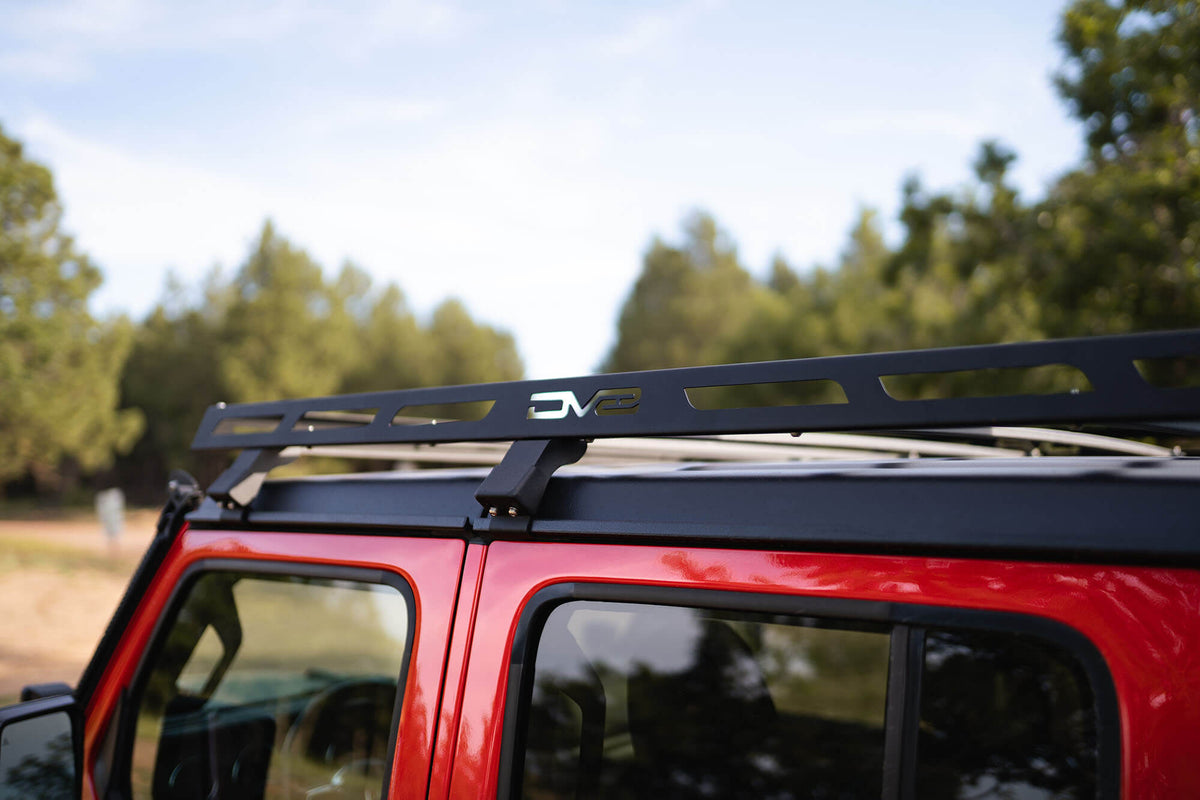 2018 2025 Jeep Gladiator JT Wrangler JL 2 Doors Roof Rack DV8 Offroad