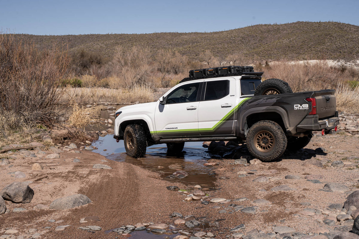 2024 2025 Toyota Tacoma Double Cab Roof Rack DV8 Offroad