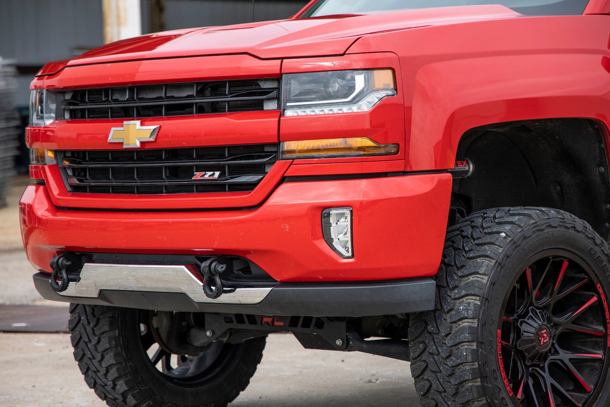 Tow Hook Brackets D-Ring Combo Chevy Silverado 1500 2WD/4WD (2014-2018 & Classic) Rough Country