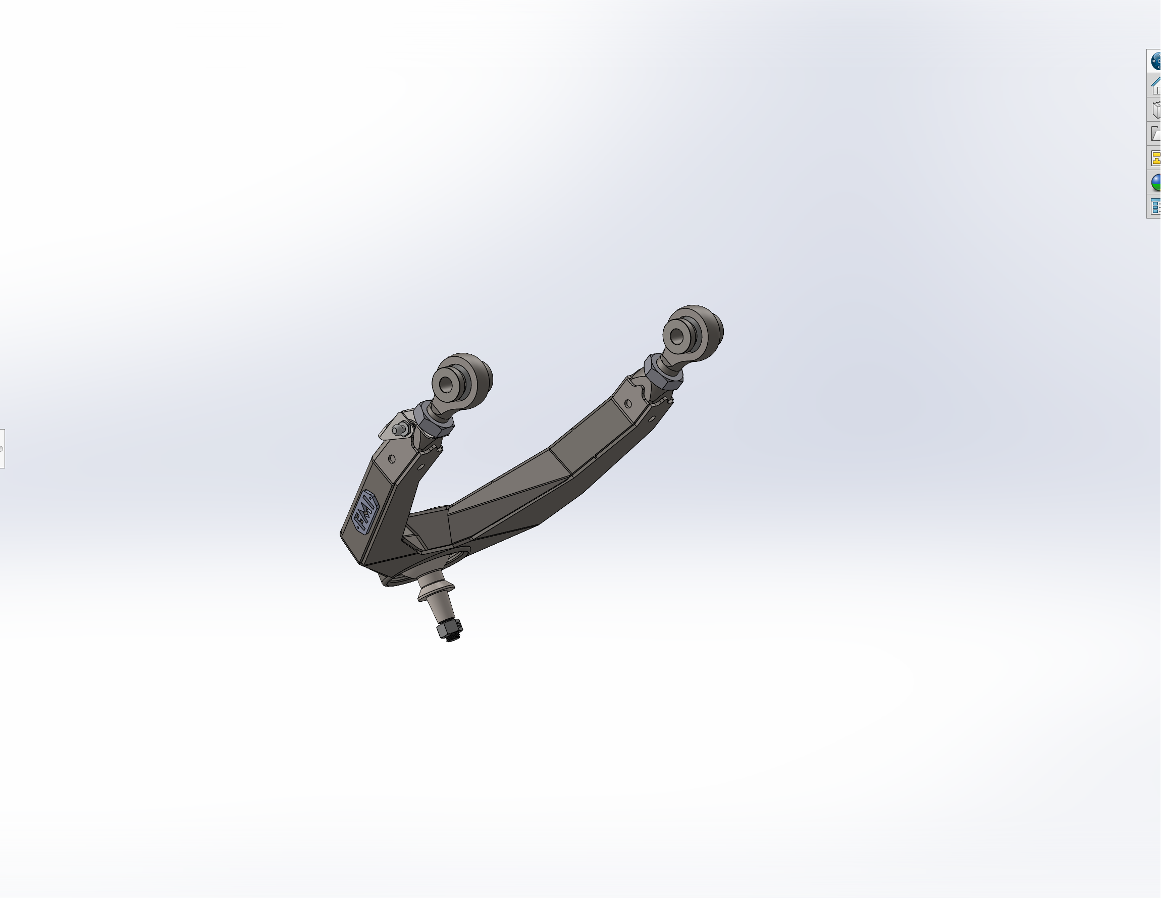 2021-2024 Ram TRX fabricated upper arm kit designed for enhanced performance and durability in off-road conditions.
