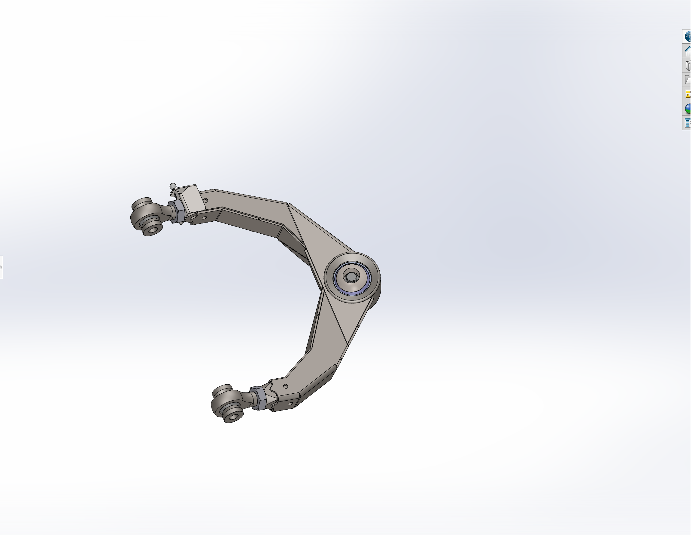 Fabricated upper arm kit for 2021-2024 Ram TRX, designed for enhanced performance and durability in offroad applications.