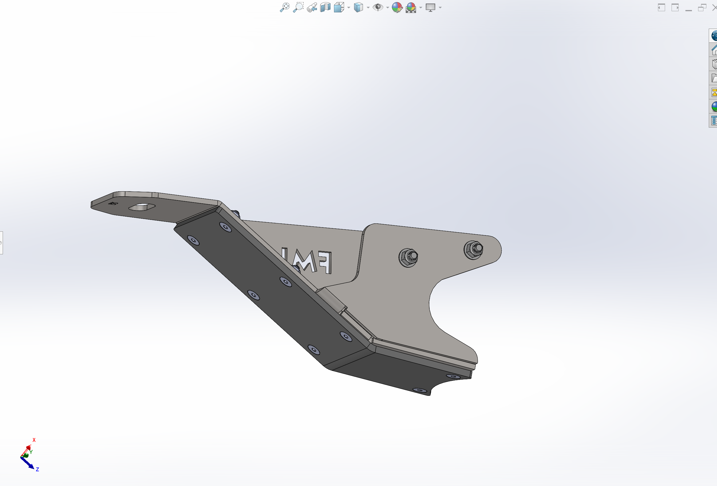 2024 Ranger Raptor rear lower arm frame guard featuring HDPE slide for enhanced protection and durability.