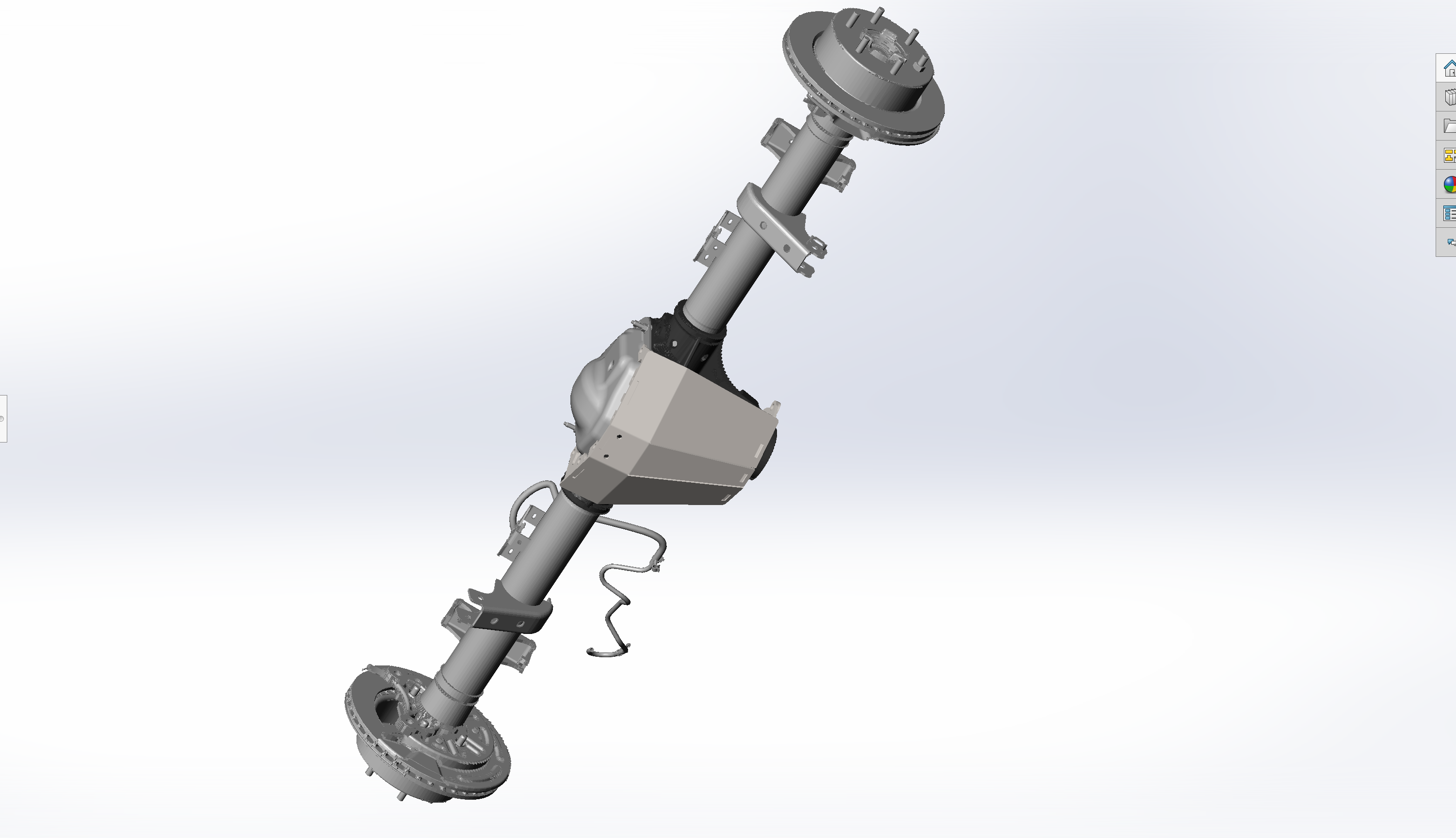 2019-2023 Ford Ranger rear differential skid plate designed for offroad protection and durability.