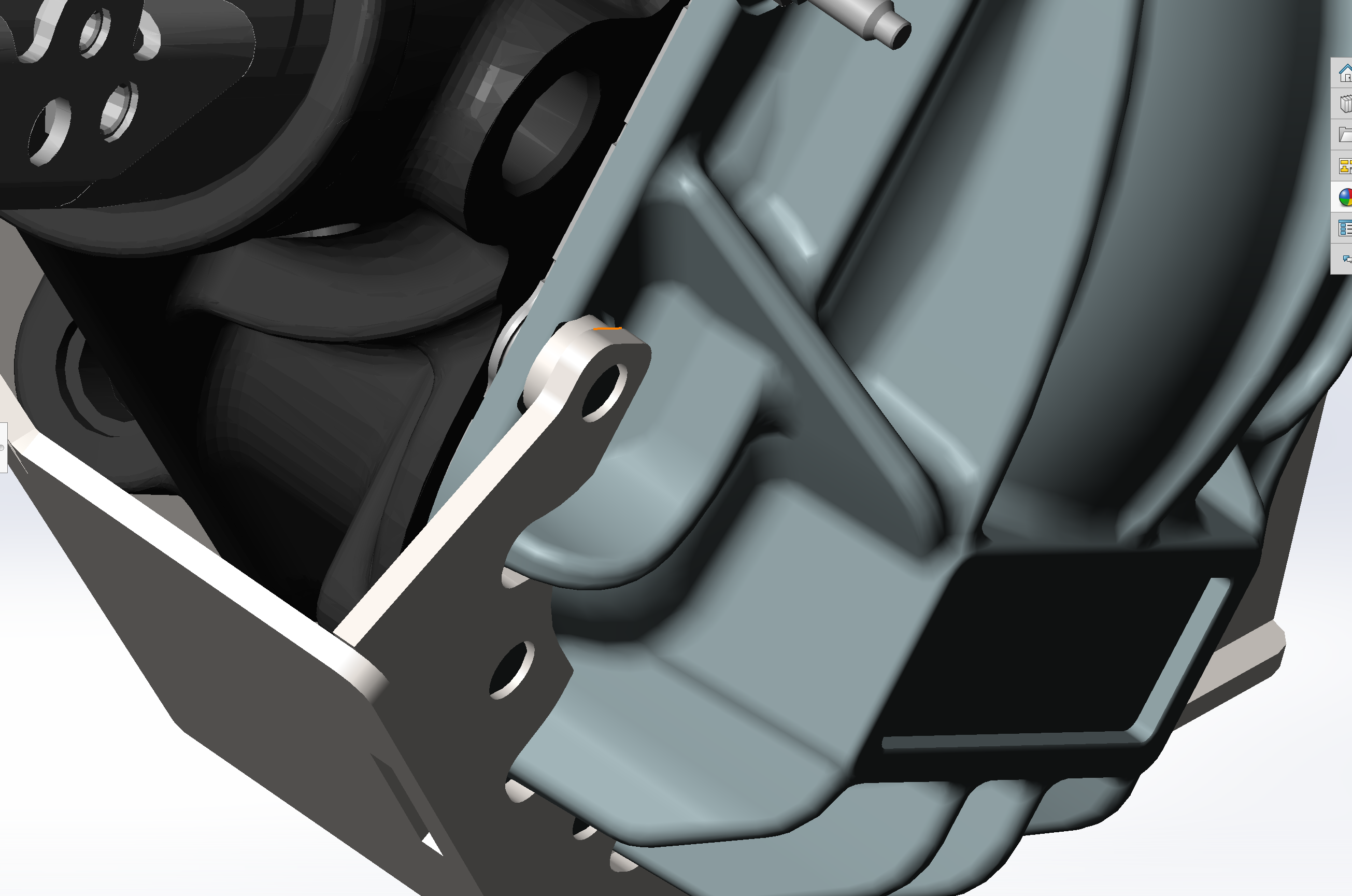 2019-2023 Ford Ranger rear differential skid plate designed for enhanced protection and durability during off-road use.