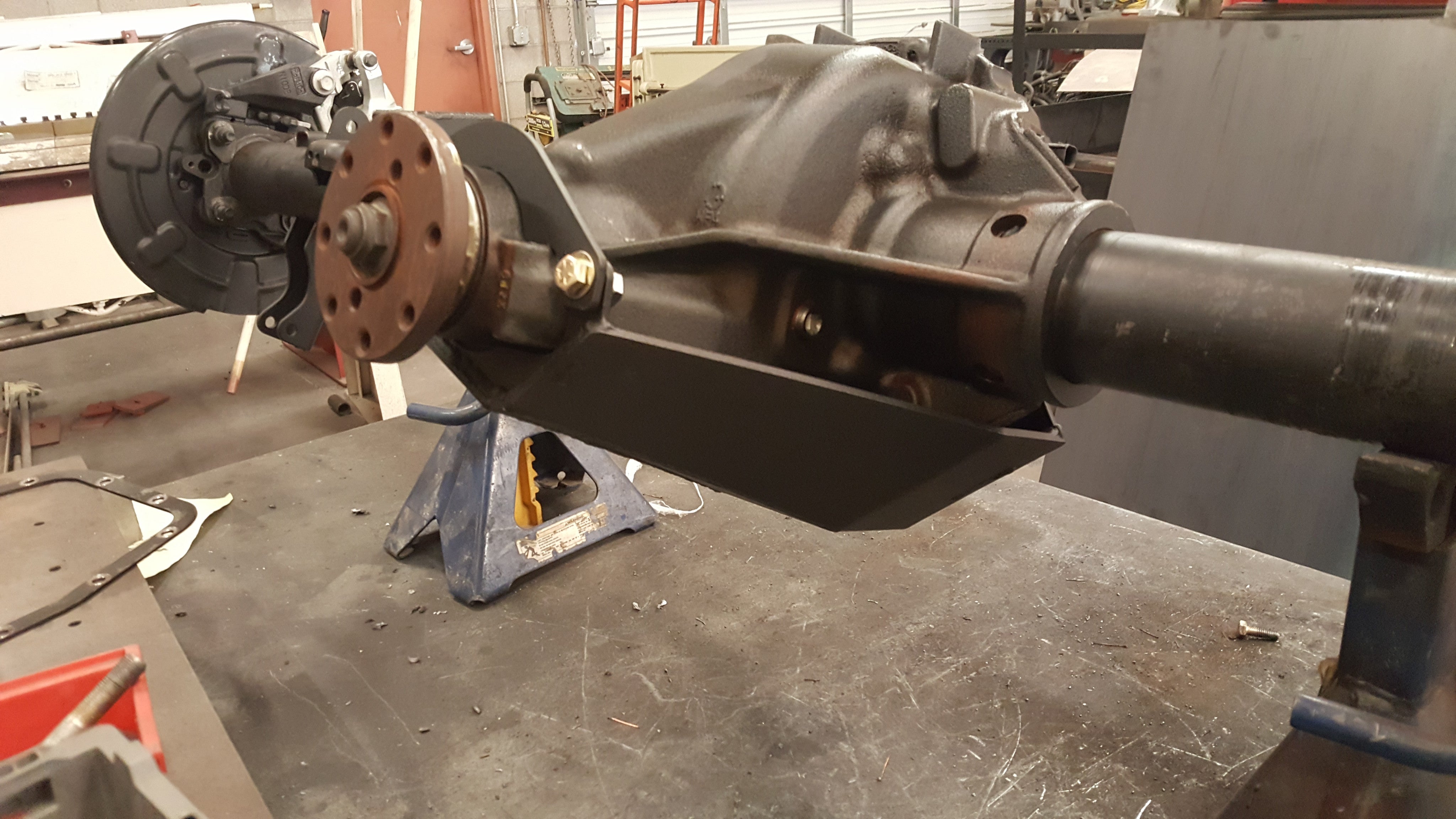 Rear differential skid plate kit for 2021 and newer RAM TRX, designed for enhanced protection during off-road use.