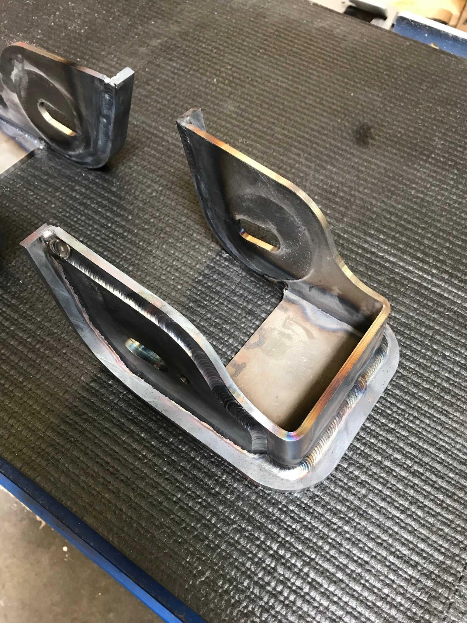 Raptor lower arm pocket replacement kit by Foutz Motorsports, designed for 2017-2024 models, showcasing durable metal construction.