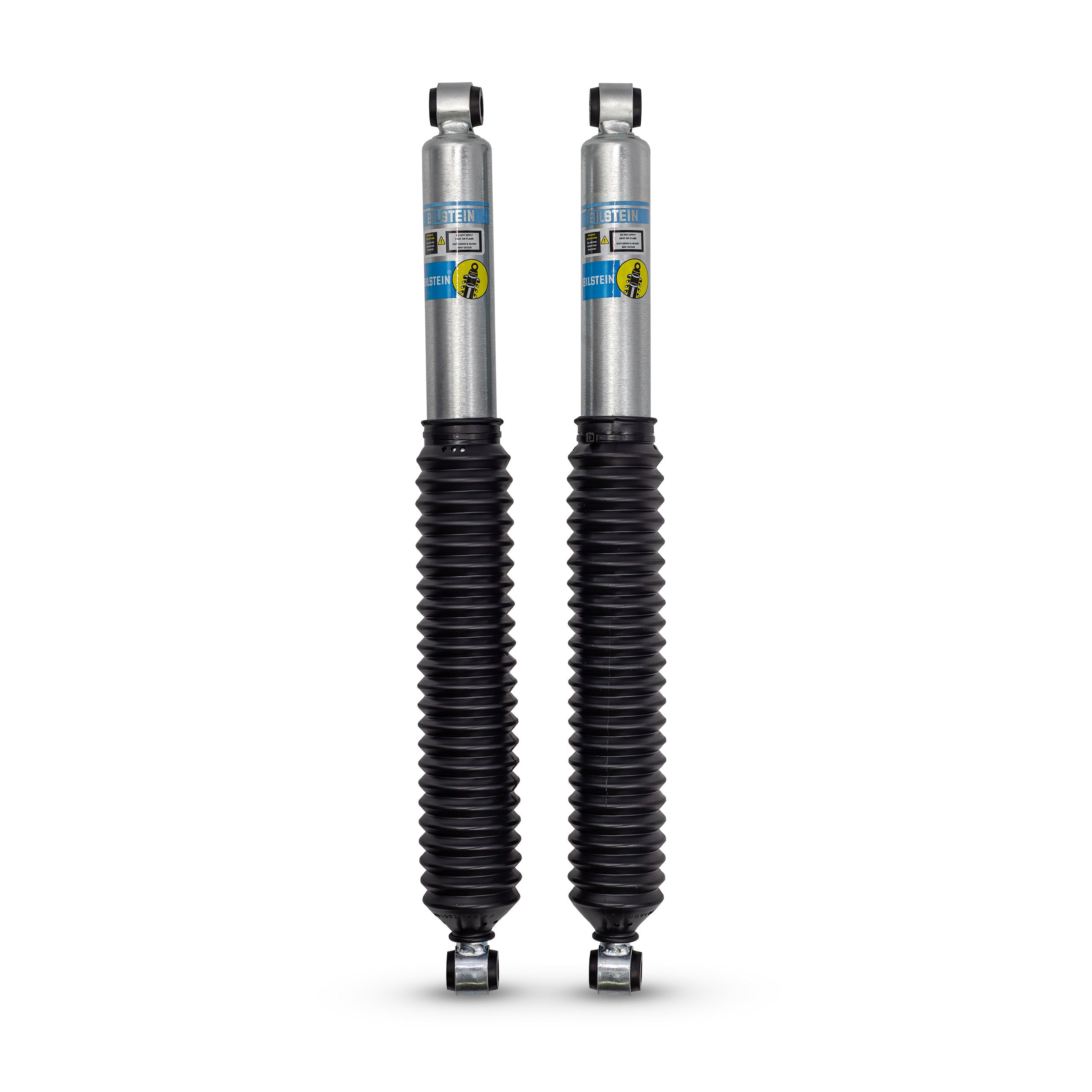 Bilstein 5100 rear shocks designed for 2-4 inch lift, offering enhanced performance and durability for offroad vehicles.
