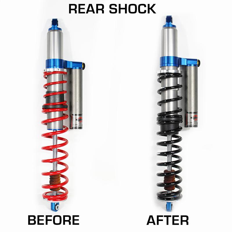 Polaris RZR XP 4 Turbo Spring Kit for Walker Evans Needle Shocks (2017-2020) by Zbroz