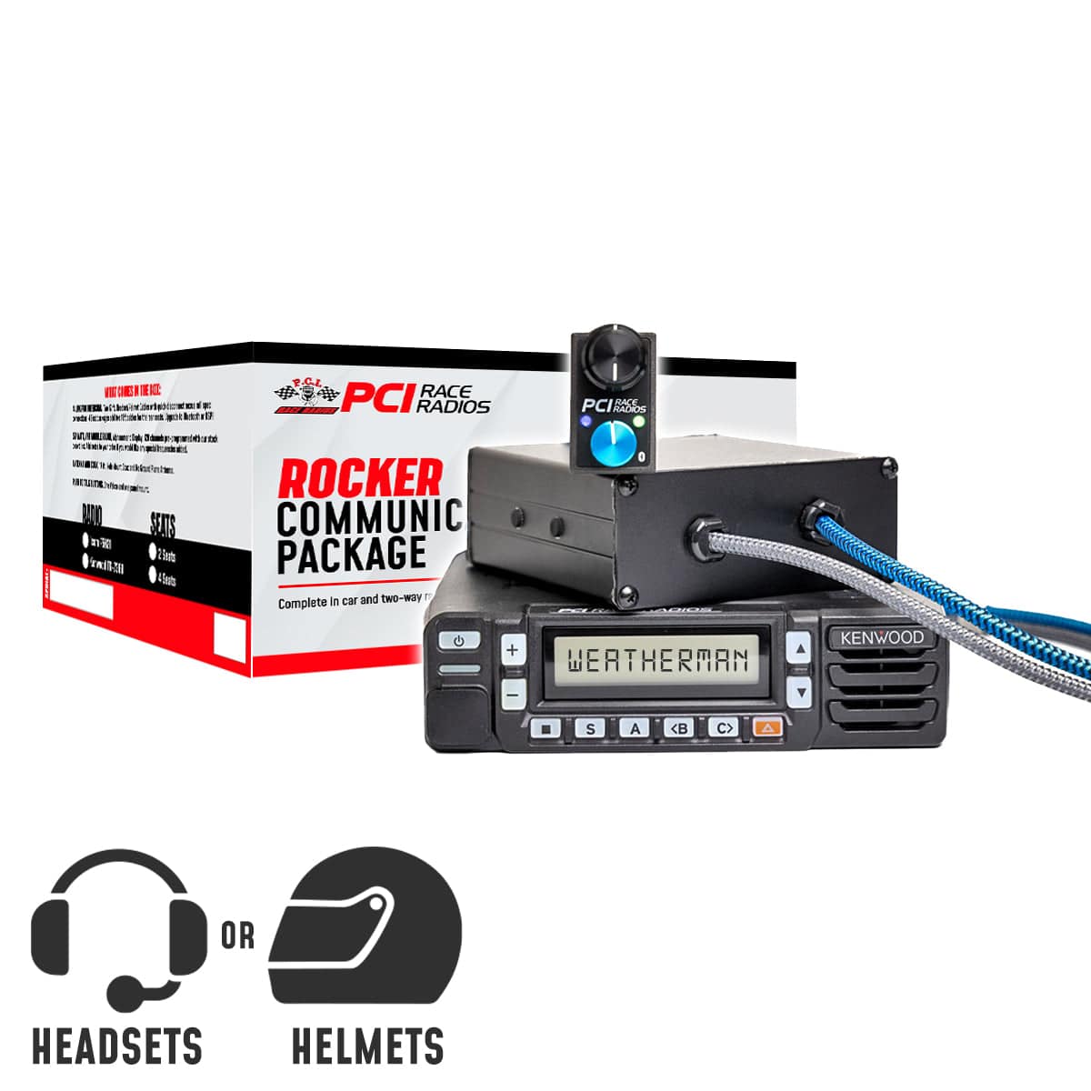 Rocker Communications Package - PCI Race Radios