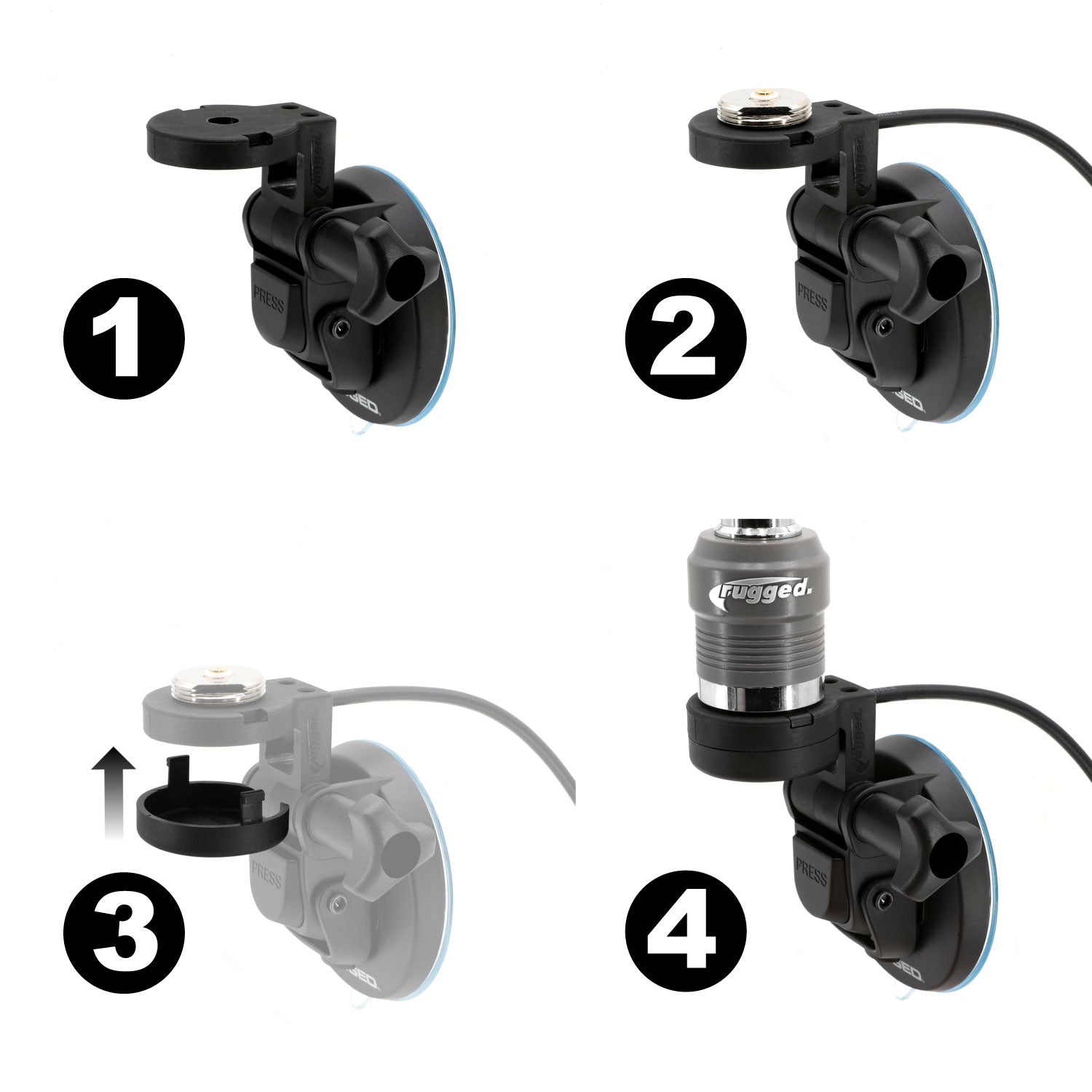 Suction Cup Antenna Mount