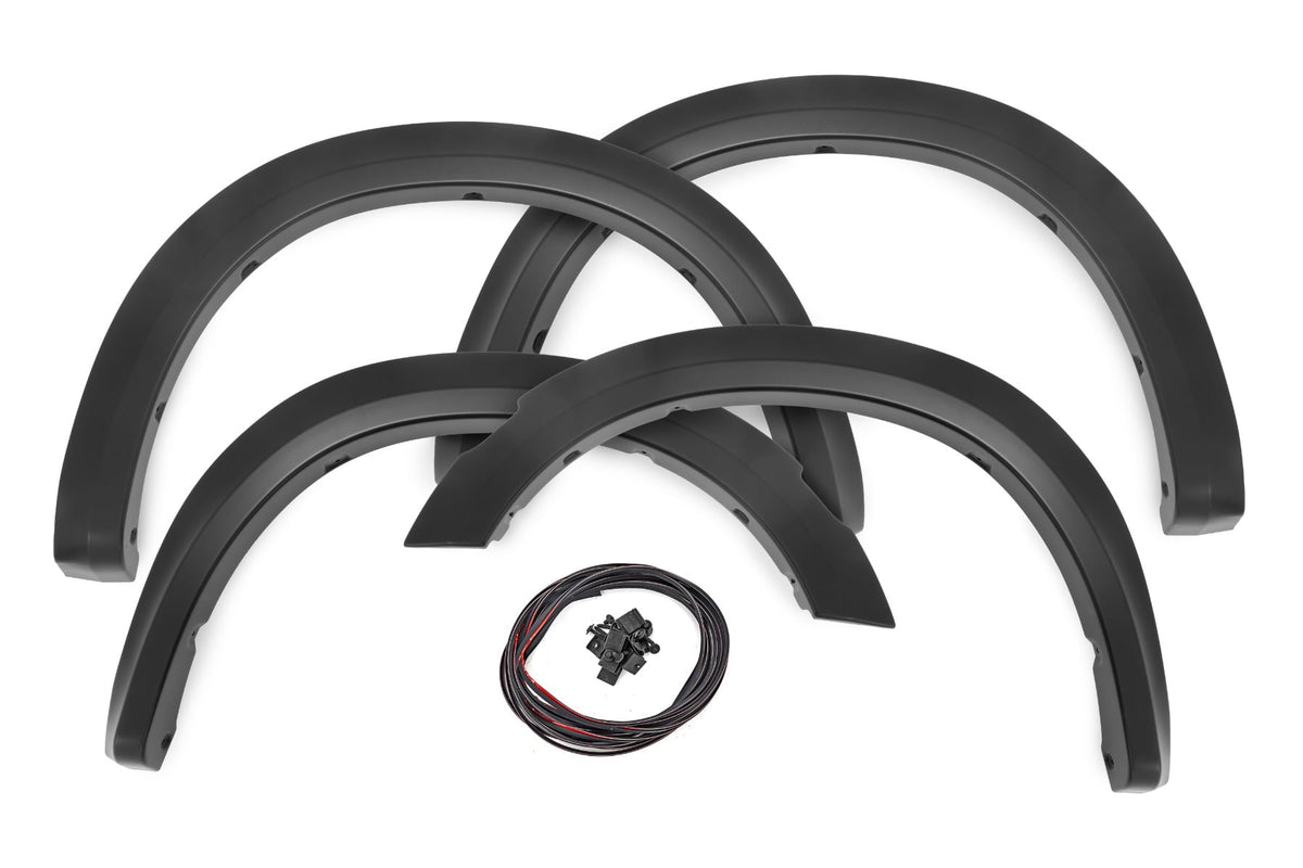 Fender Flares Sport PAJ Quartz Gray Metal Bumper Ram 1500 2WD/4WD (2009-2018 & Classic) Rough Country