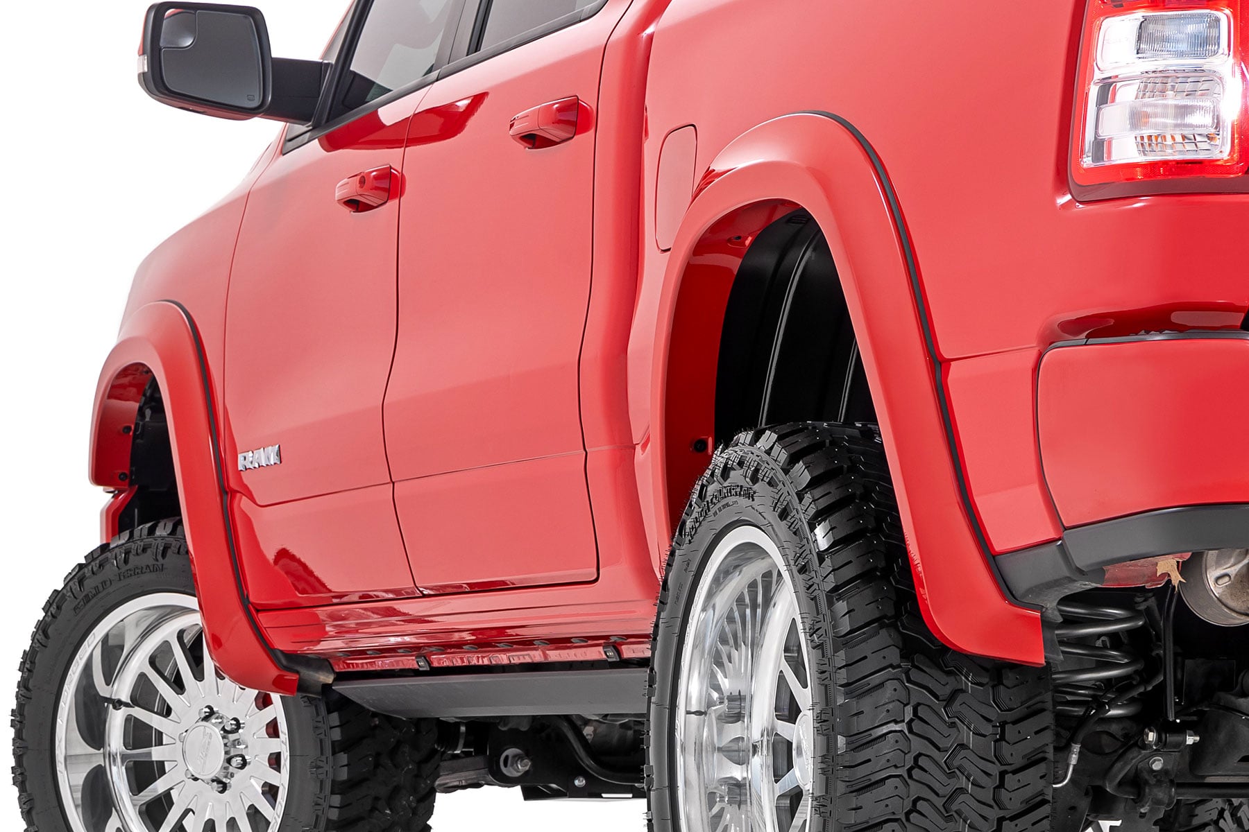 Sport Fender Flares PX8 Black Crystal Ram 1500 2WD/4WD (2019-2024) Rough Country