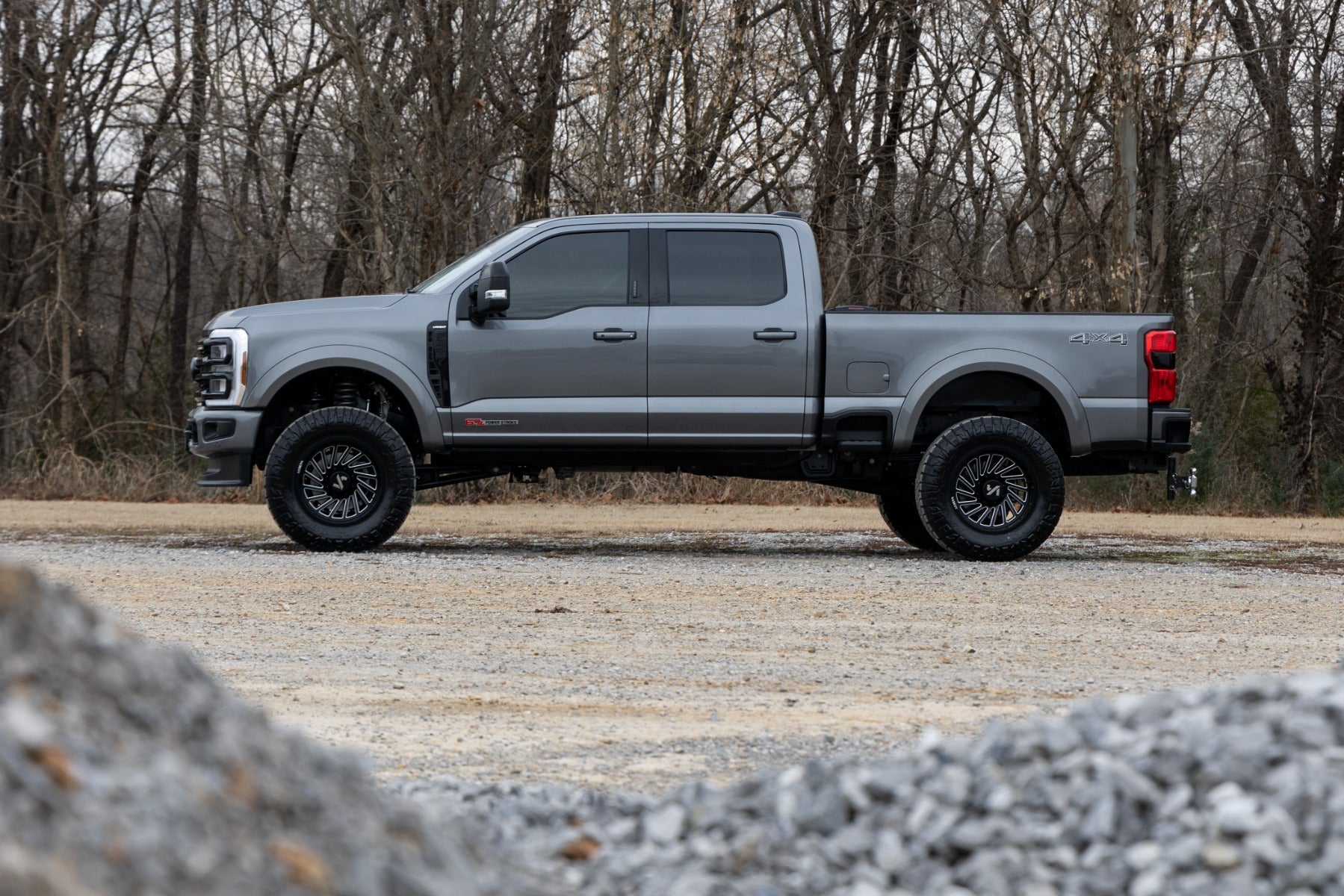 Sport Fender Flares D1 Stone Gray Ford F-250/F-350 Super Duty (23-26) Rough Country