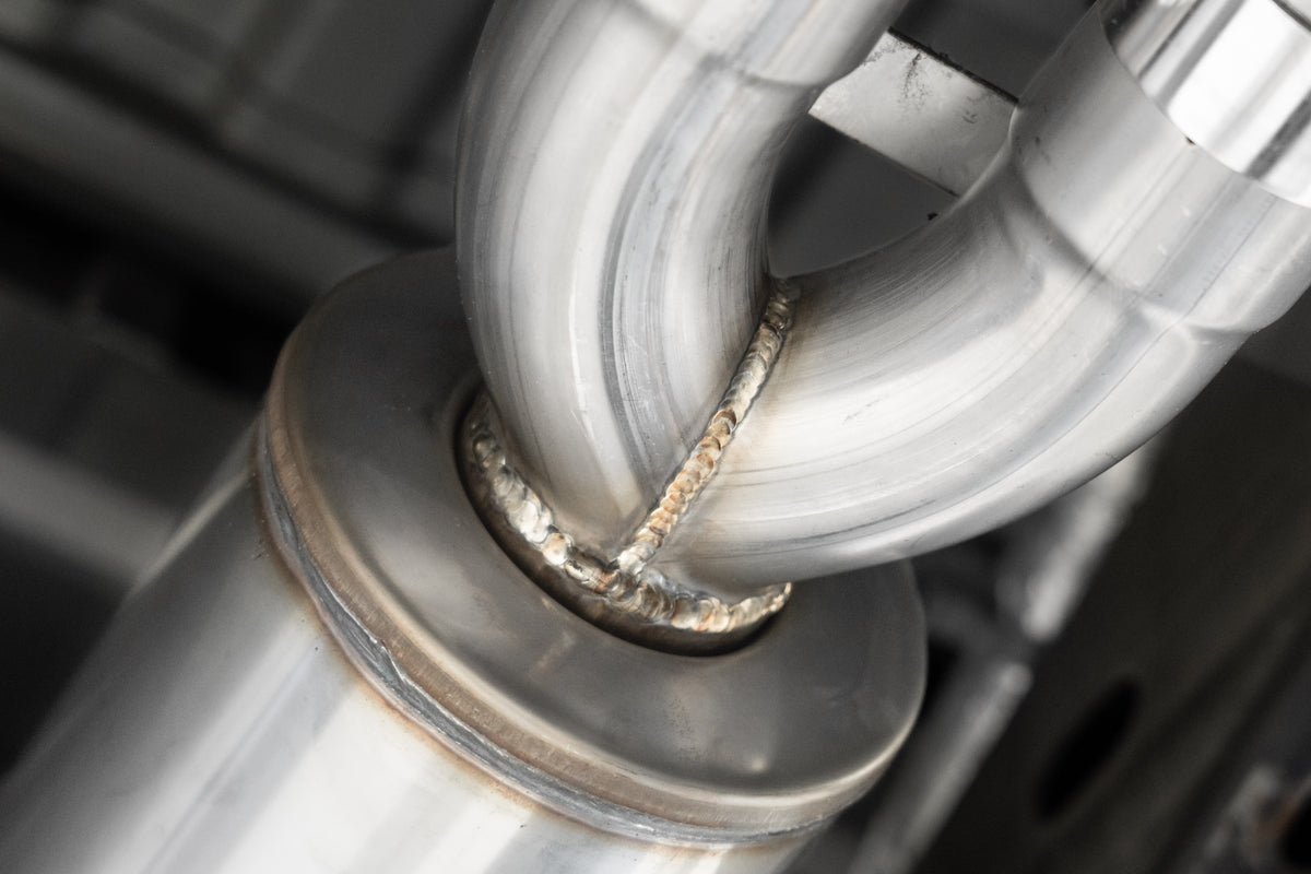 2022-Up Chevrolet/GMC 1500 Silverado/Sierra ZR2/ ATX4 6.2L Armor Pro T304 Stainless Steel 3 Inch Cat-Back 2.5 Inch Dual Rear Turn Down MBRP