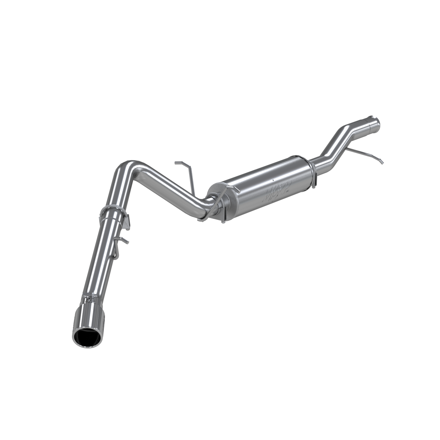 Cat Back Exhaust System Single Side Aluminized Steel For 09-14 Chevrolet/GMC Yukon/Chevy Tahoe 5.3L MBRP