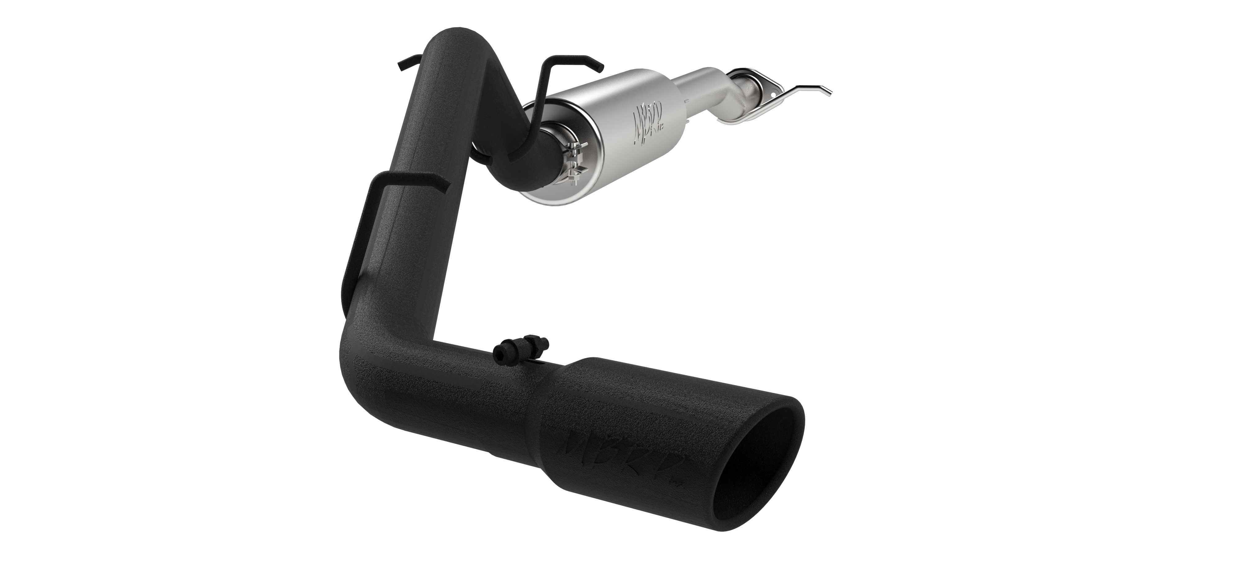 3 Inch Cat Back Exhaust System Single Side Black Coated For 15-16 Colorado/Canyon MBRP