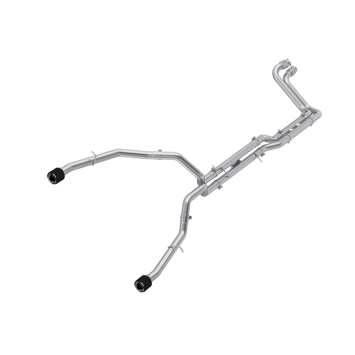 25-26 Ram 1500 3.0L SST, HO, SO, Armor Pro 3-Inch Cat-Back Dual Rear Exit with Carbon Fiber Tips MBRP
