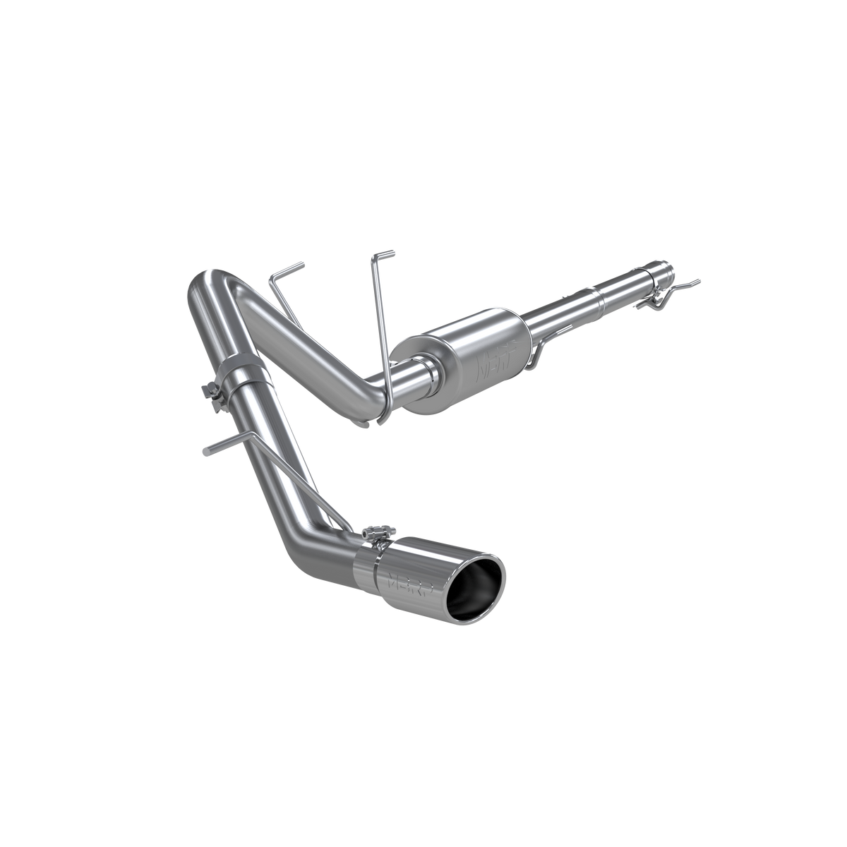 Cat Back Exhaust System Single Side T409 Stainless Steel For 09-18 RAM 1500 19-24 RAM 1500 Classic MBRP