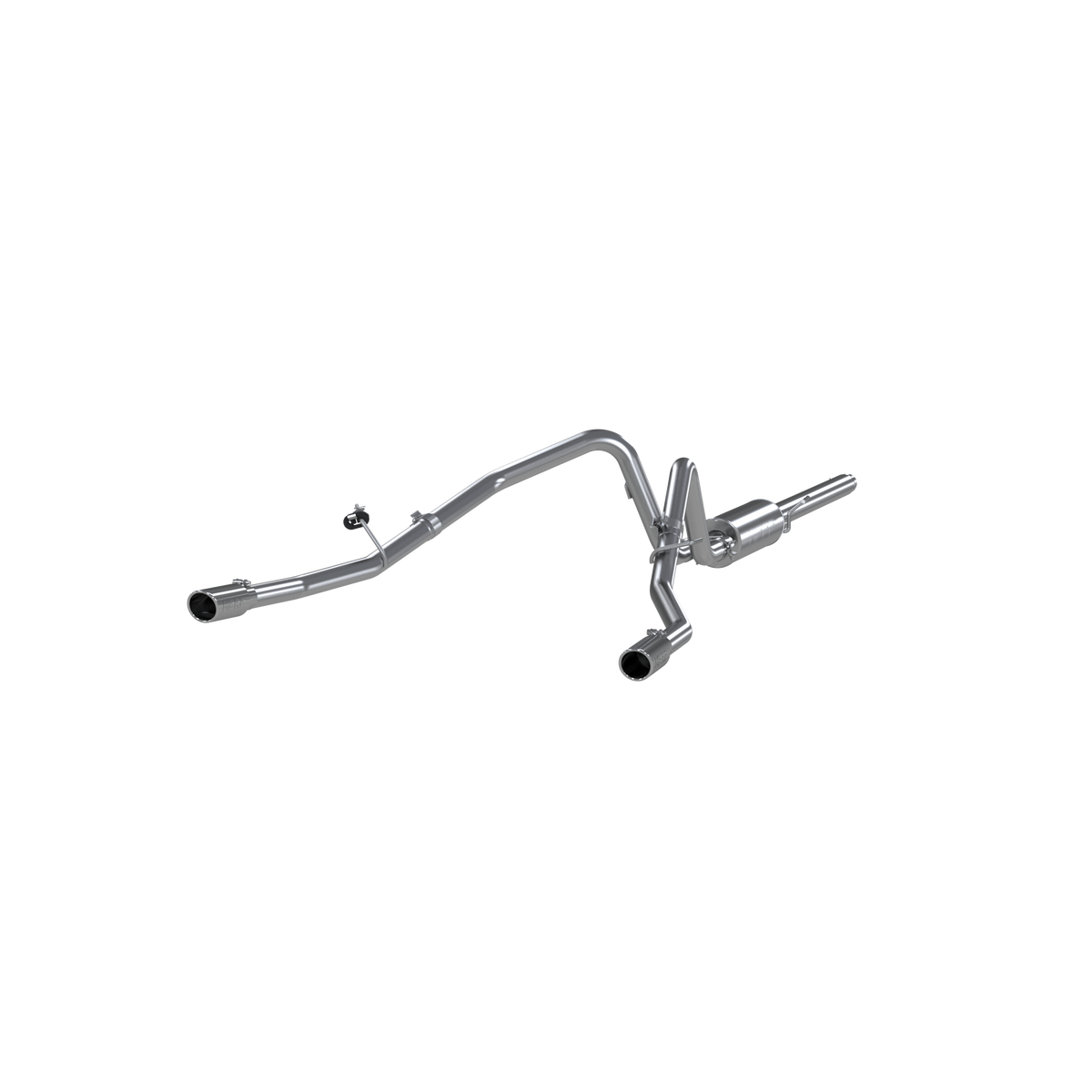 3 Inch Cat Back Exhaust System Dual Split Rear T409 Stainless Steel For 04-08 Ford F-150 MBRP
