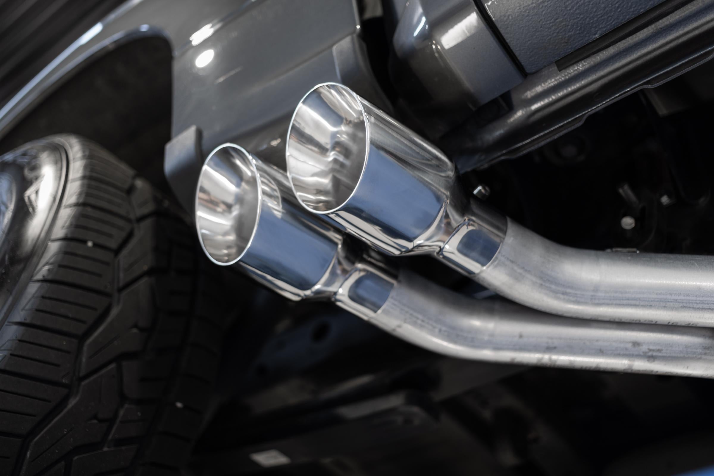3 inch Cat-Back 2.5 inch Dual Pre-Axle (Race Profile) Black Coated  21-Up F-150 MBRP