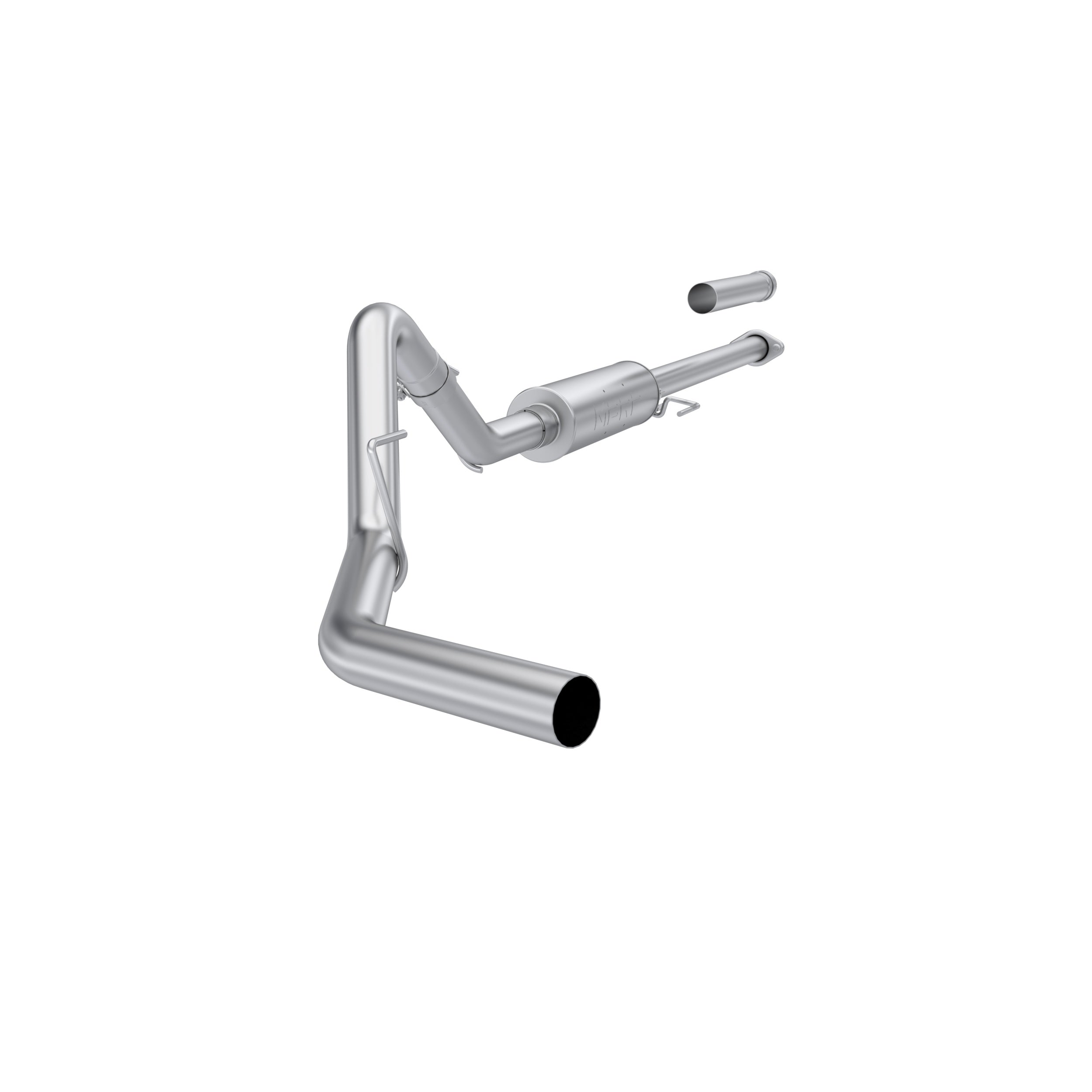 15-20 Ford F-150, 2.7L/3.5L EcoBoost, 5.0L, Armor Lite 3 Inch Cat Back Single Side Exit, No Tip, MBRP