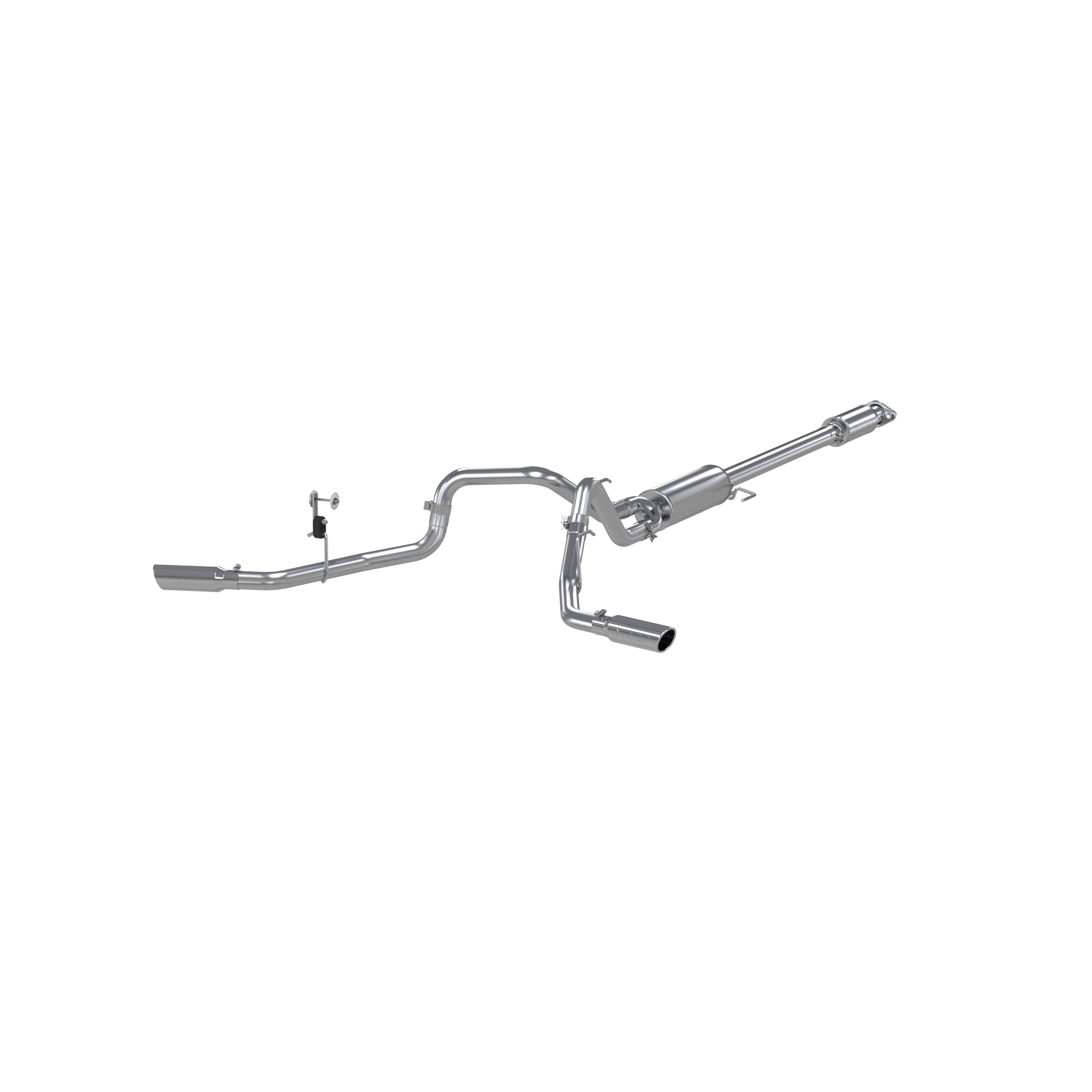 2.5 Inch Cat Back Exhaust System Dual Side Exit For 15-20 Ford F-150 5.0L T409 Stainless Steel MBRP