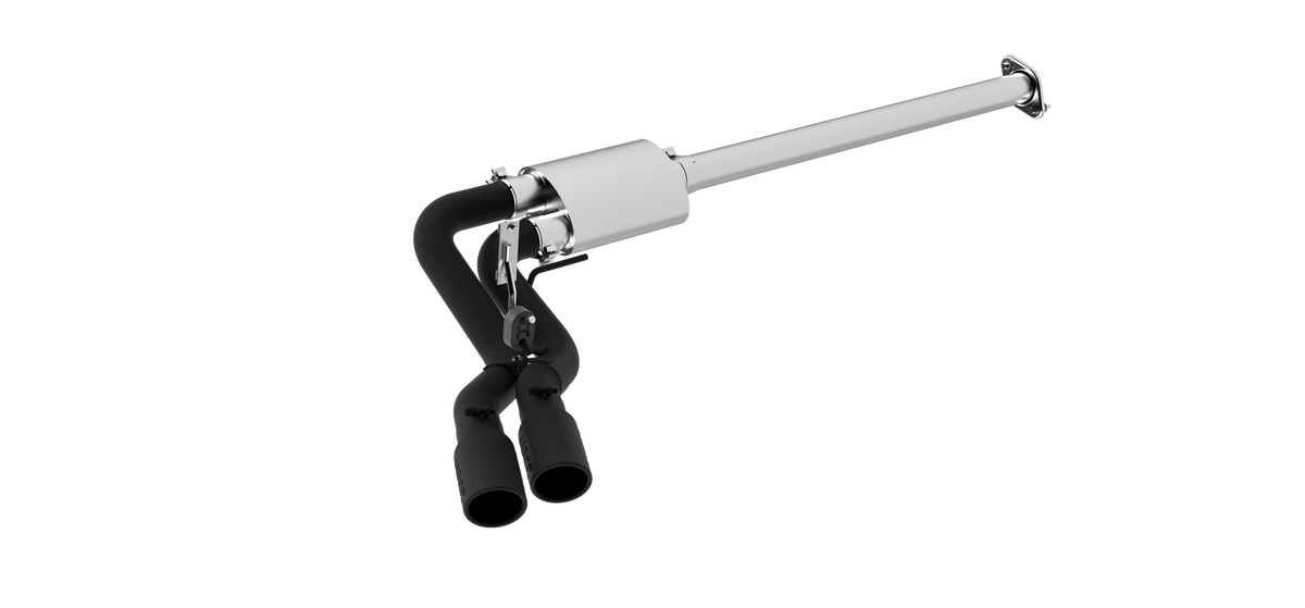 3 Inch Cat Back Exhaust System For 15-20 Ford F-150 Single Side Dual Black MBRP