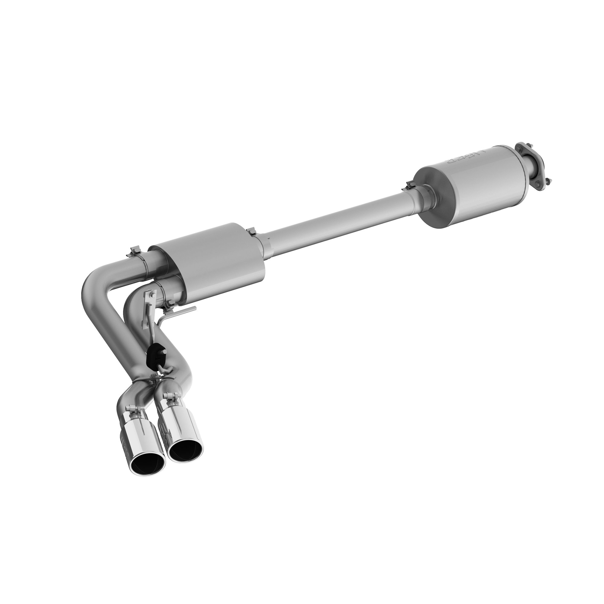 3 Inch Cat Back Exhaust System For 15-20 Ford F-150 Pre Axle Dual Outlet Aluminized Steel Street Version MBRP