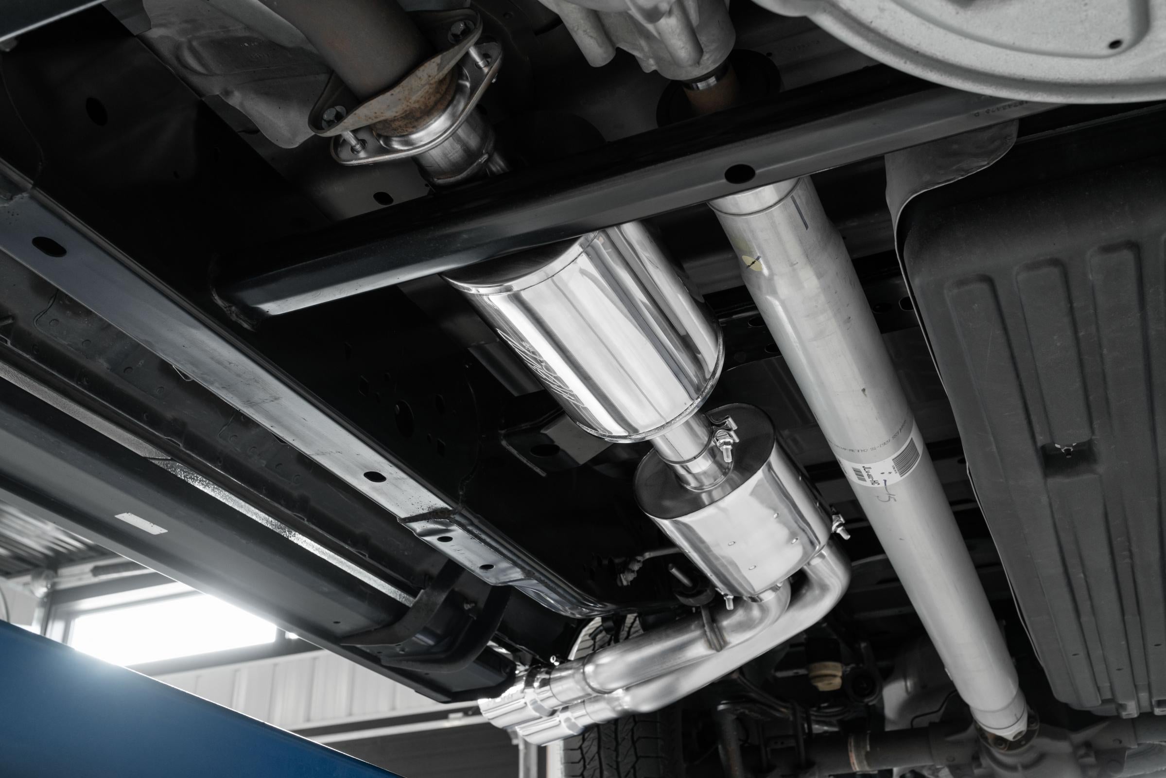 3 Inch Cat Back Exhaust System For 15-20 Ford F-150 Pre Axle Dual Outlet Aluminized Steel Street Version MBRP