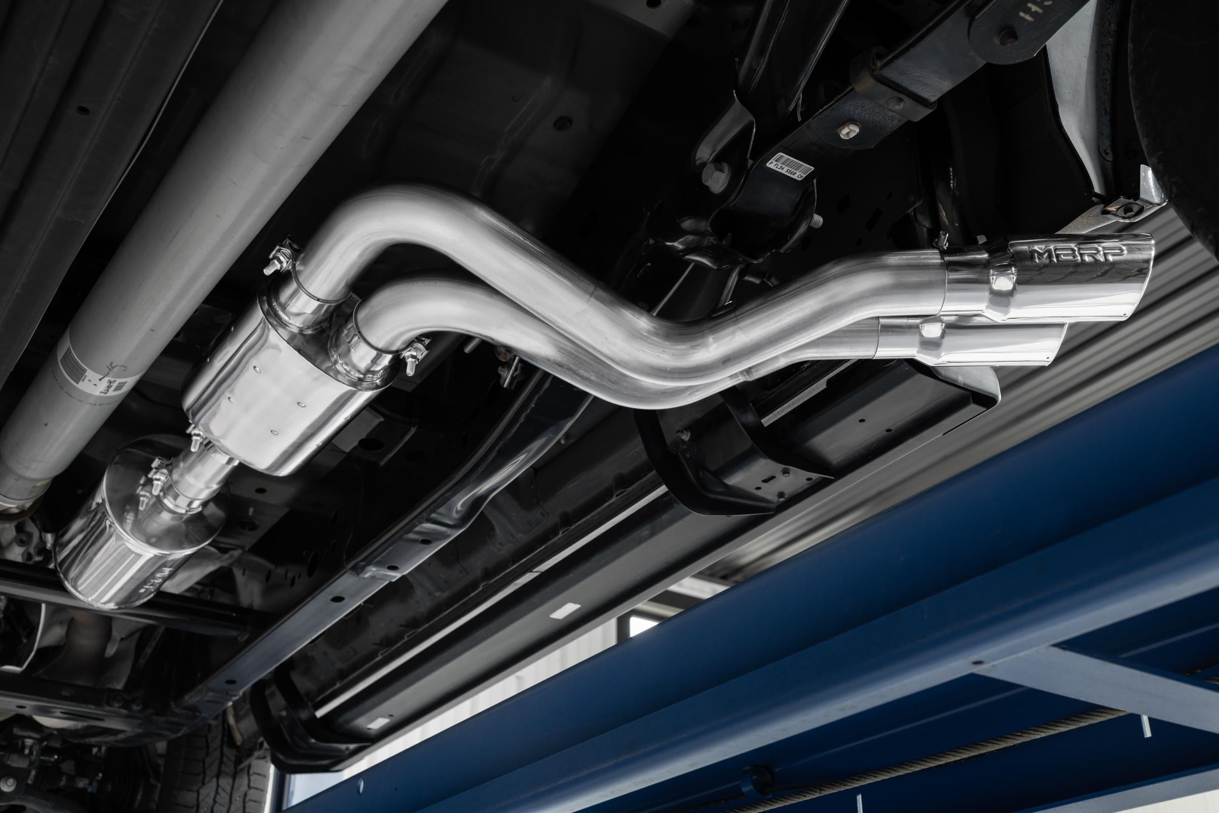 3 Inch Cat Back Exhaust System For 15-20 Ford F-150 Pre Axle Dual Outlet Aluminized Steel Street Version MBRP