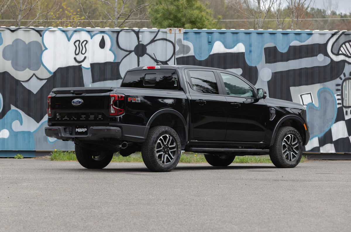 2024 Ford Ranger 2.3L Ecoboost Armor Pro T304SS 3-Inch Cat-Back Single Side Exit with Polished Tip MBRP