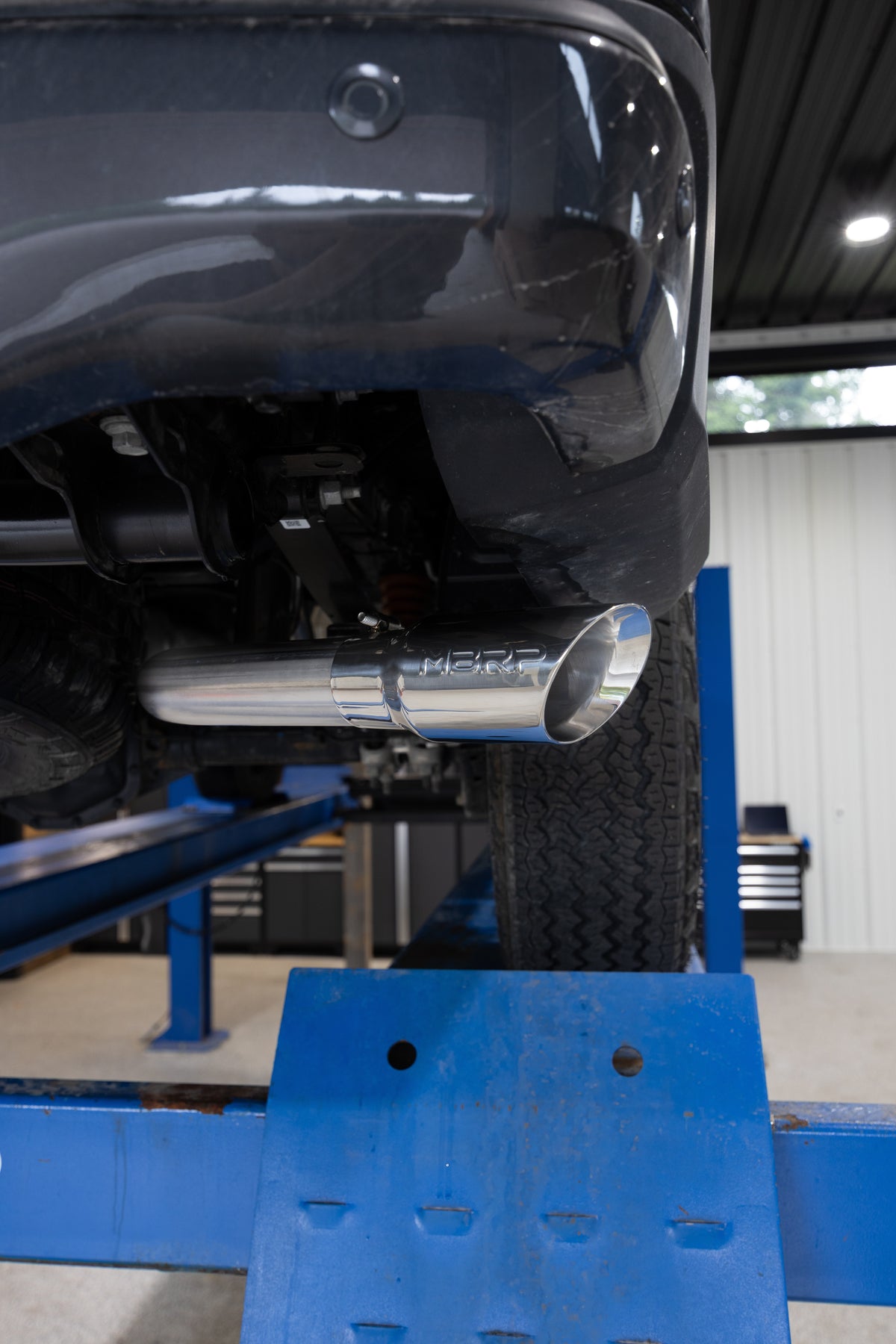 2024 Ford Ranger 2.3L Ecoboost Armor Pro T304SS 3-Inch Cat-Back Single Side Exit with Polished Tip MBRP