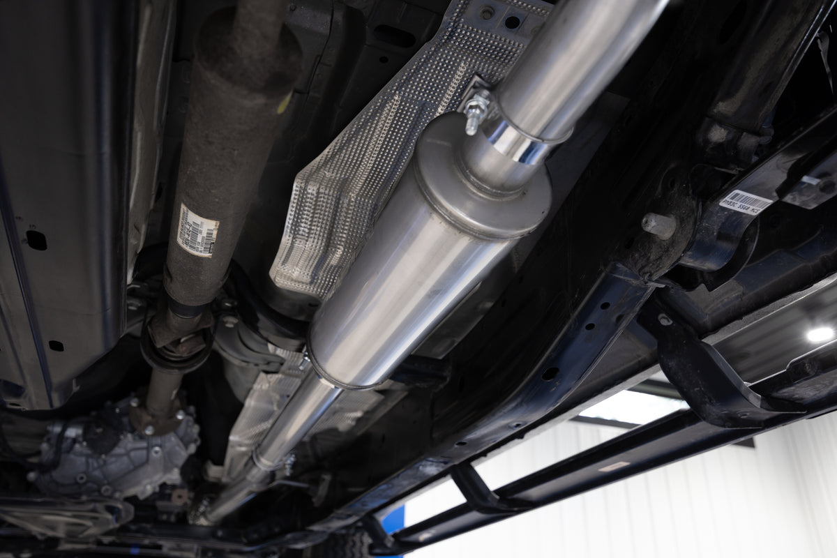 2024 Ford Ranger 2.3L Ecoboost Armor Pro T304SS 3-Inch Cat-Back Single Side Exit with Polished Tip MBRP