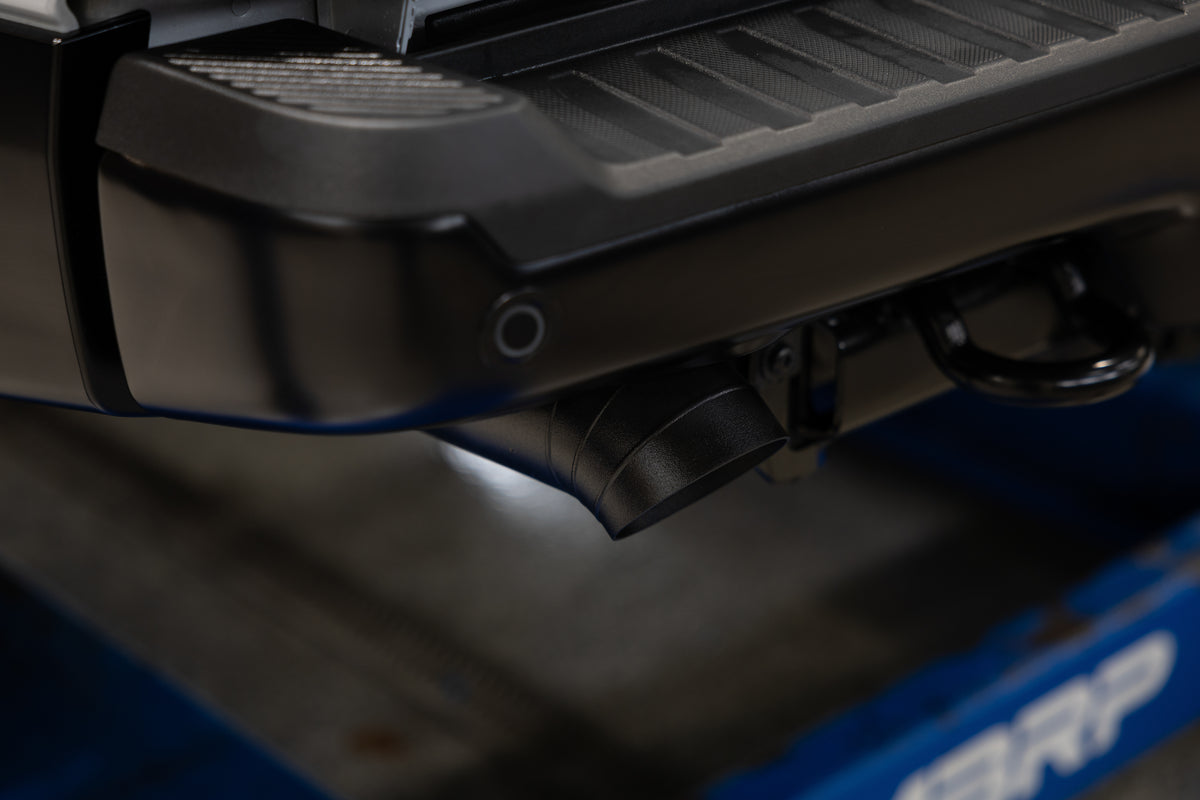 22-Present Ford F-150 Raptor 3.5L and Raptor R 5.2L Armor BLK 3-Inch Axle-Back Dual Split Rear Turn Down MBRP