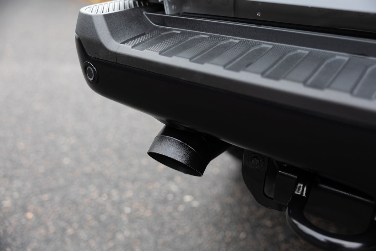 22-Present Ford F-150 Raptor 3.5L and Raptor R 5.2L Armor BLK 3-Inch Axle-Back Dual Split Rear Turn Down MBRP